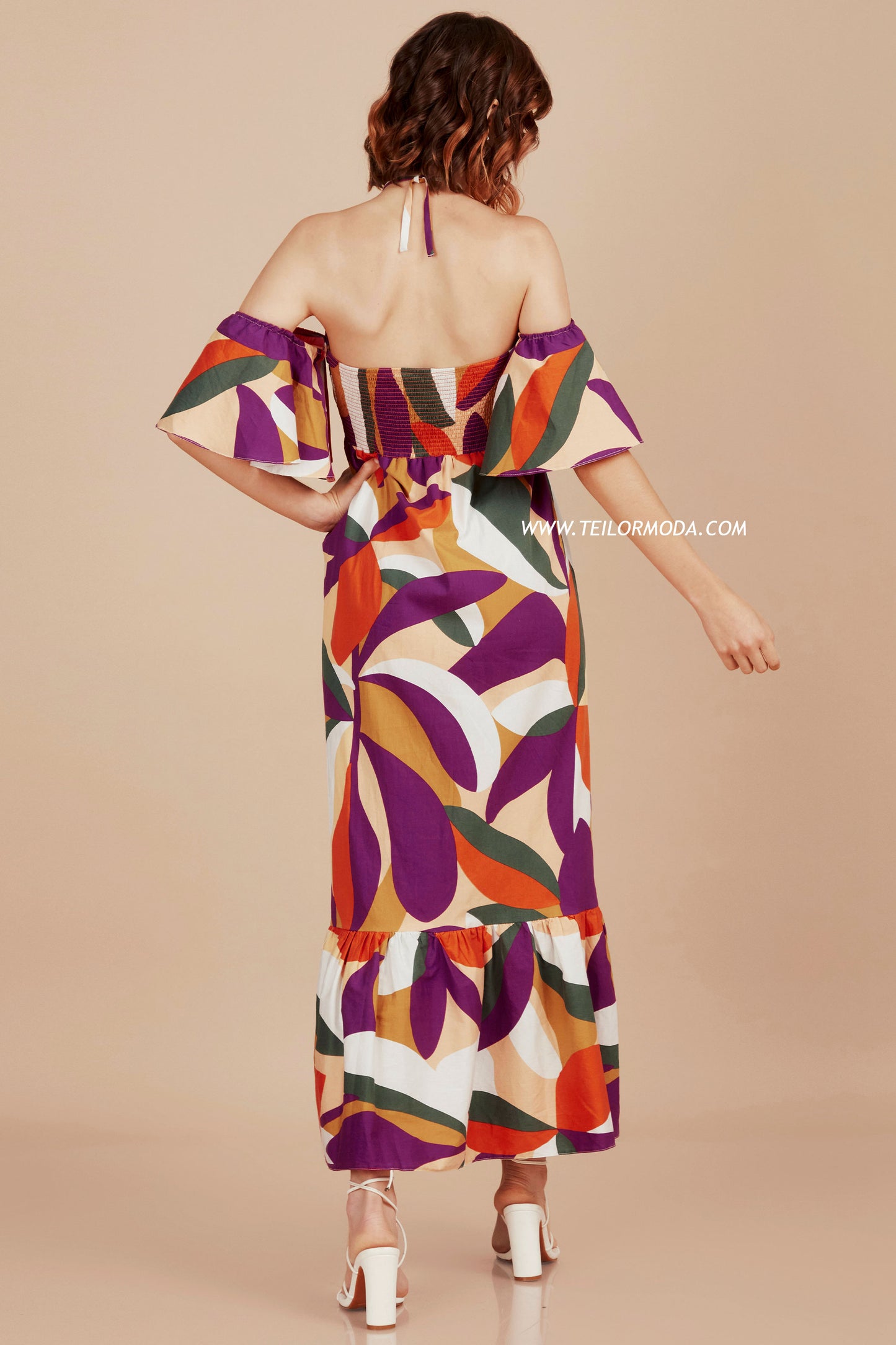 VESTIDO CASUAL FRIDA PURPURA