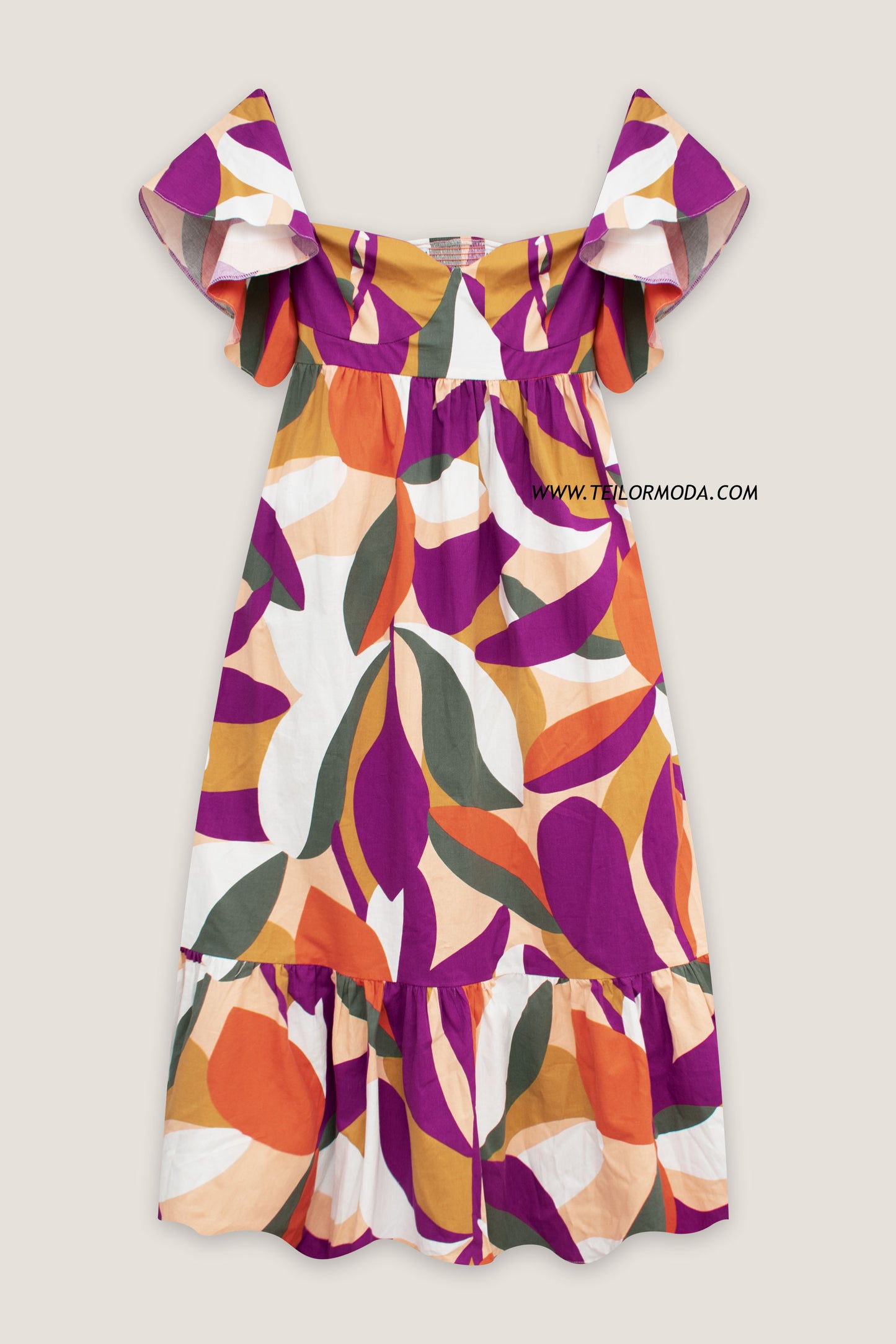 VESTIDO CASUAL FRIDA PURPURA