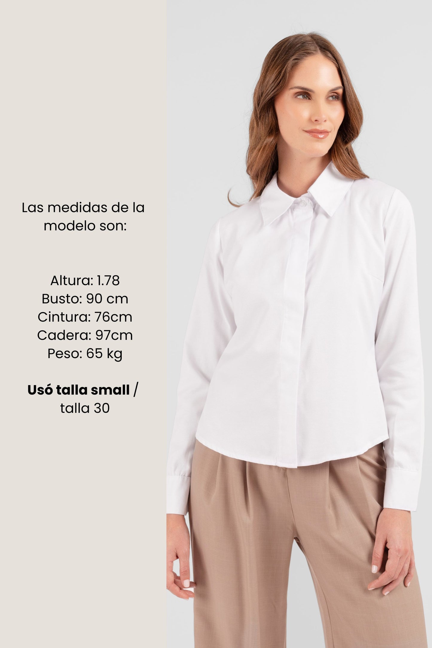 BLUSA CAMISA COTON MARIE BLANCO