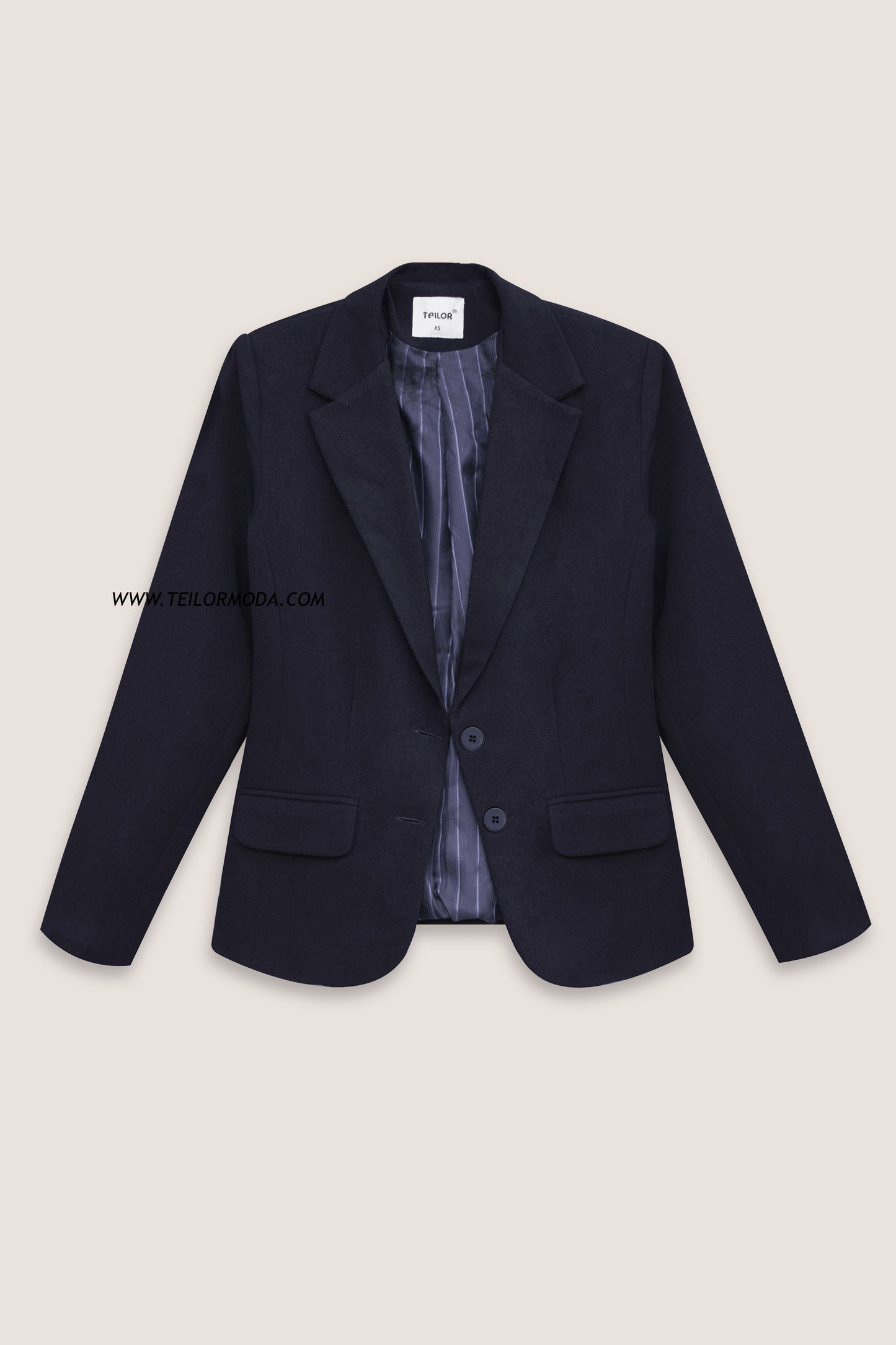 BLAZER SASTRE VALENTINA AZUL PRESIDENCIAL