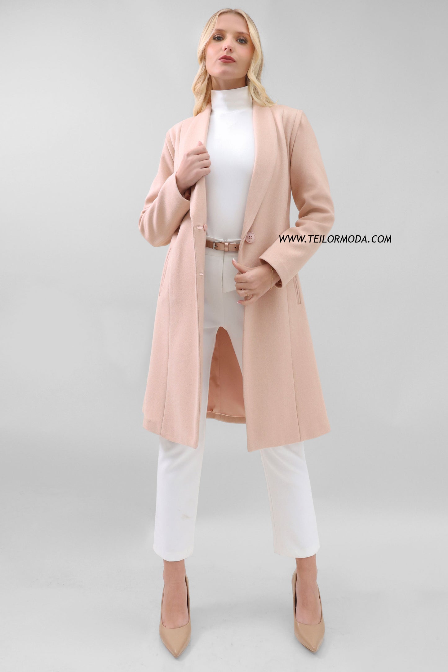 ABRIGO DE PAÑO IVY BEIGE