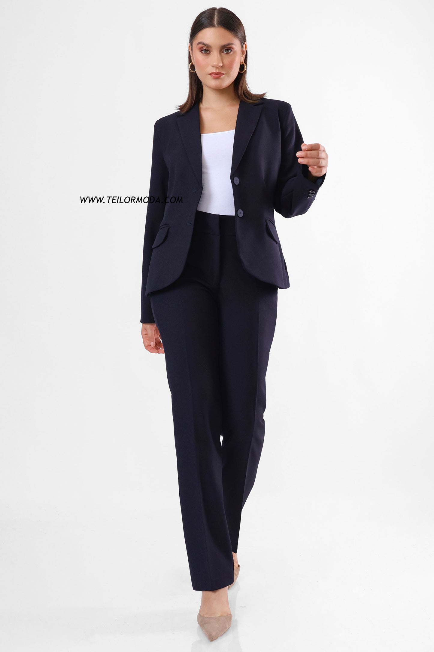 PANTALON SASTRE VALENTINA AZUL PRESIDENCIAL