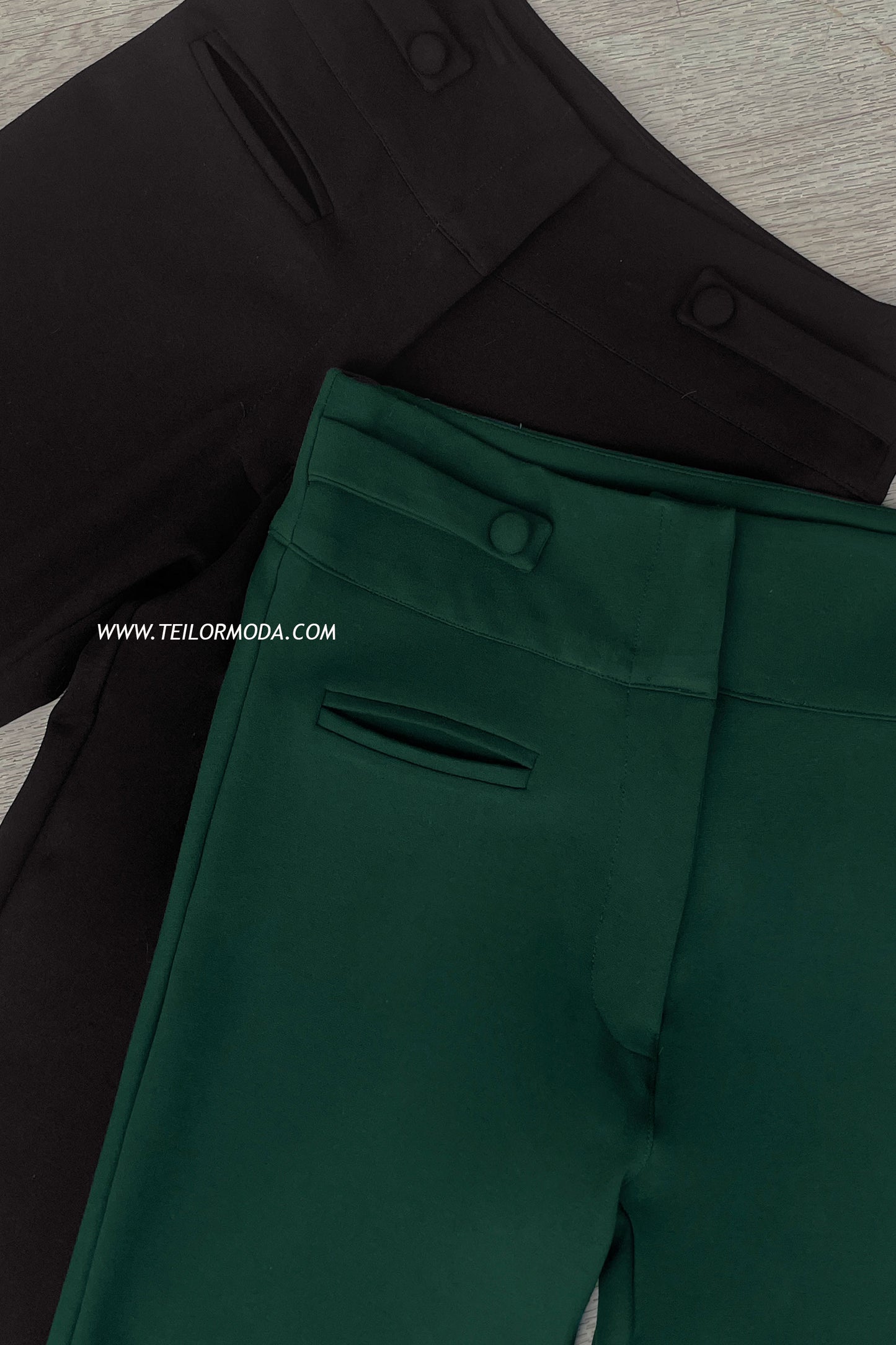 PANTALÓN SKINNY MARA VERDE