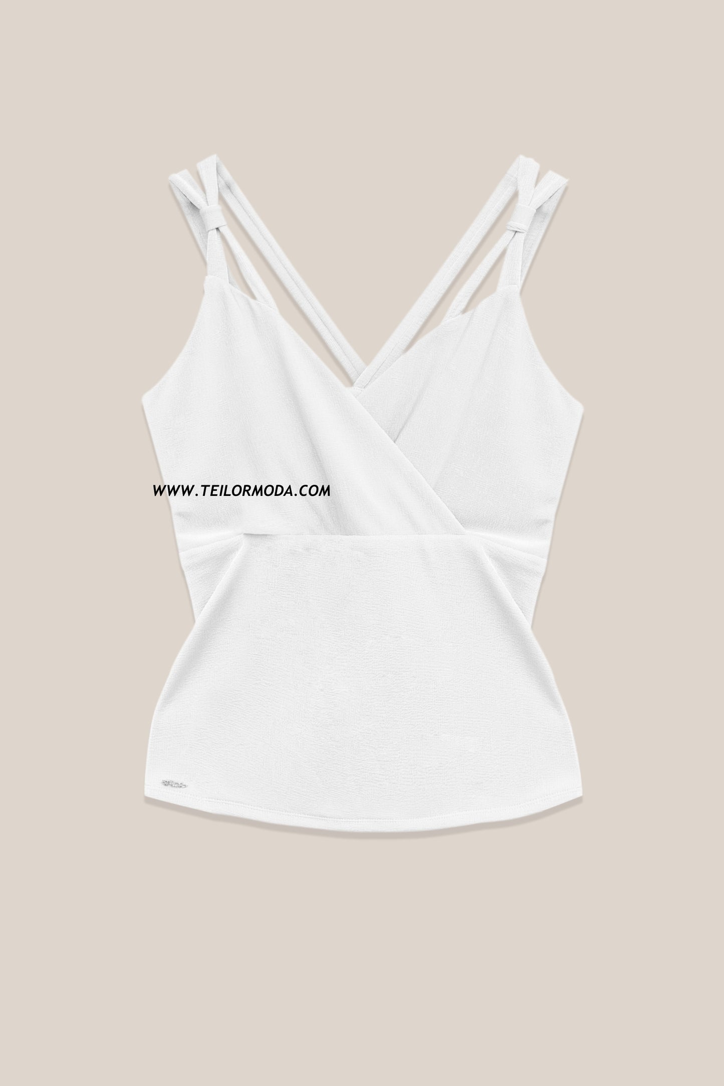 BLUSA CON TIRAS ELLENA BLANCO