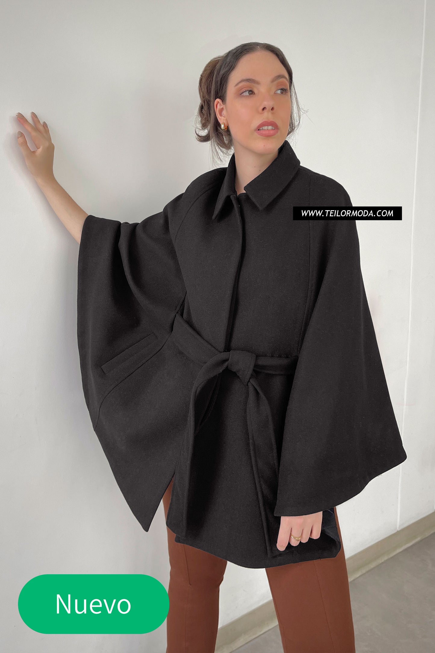 CAPA DE PAÑO GRETA NEGRO