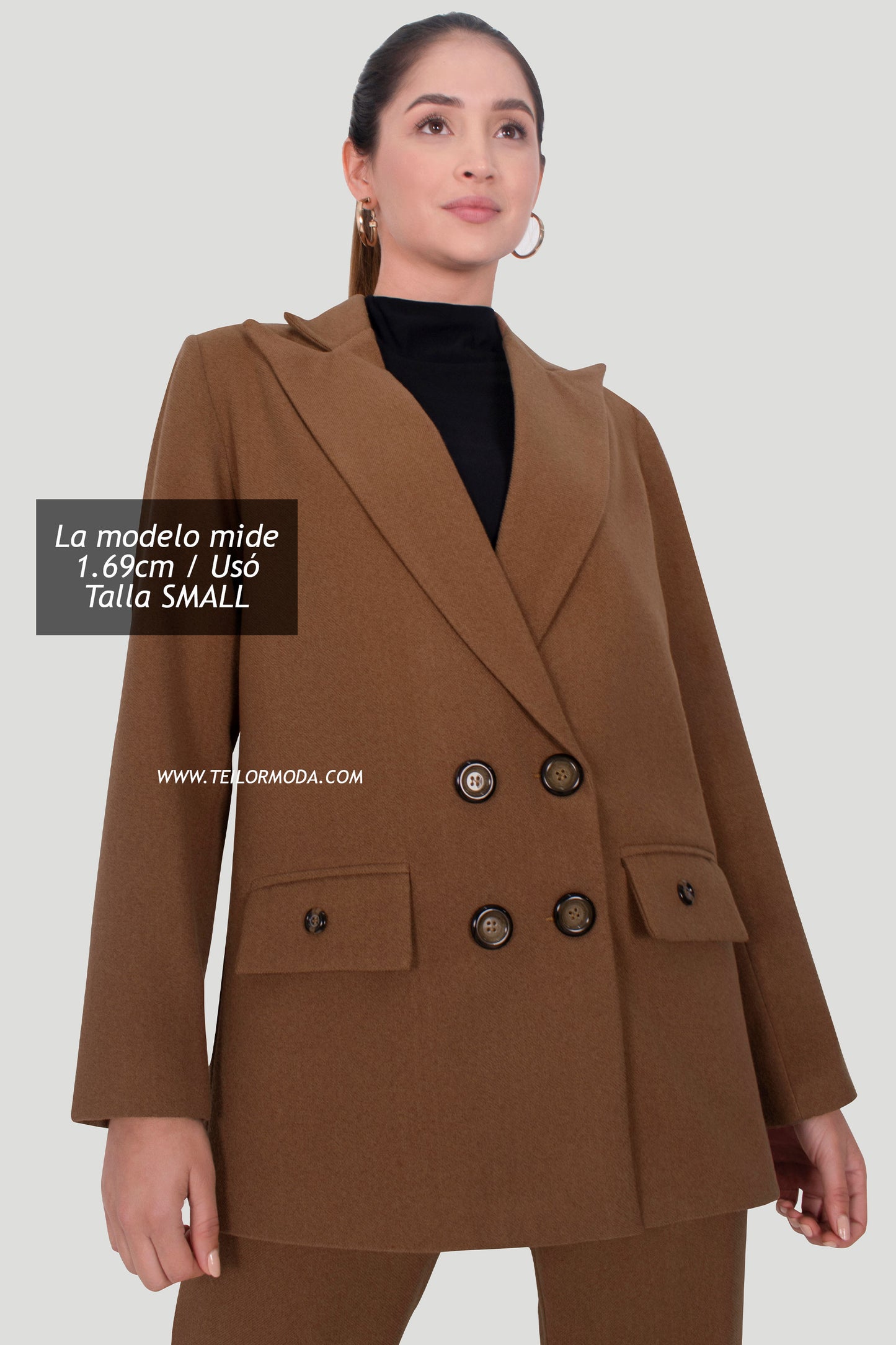 BLAZER DE PAÑO NOA CAMELLO