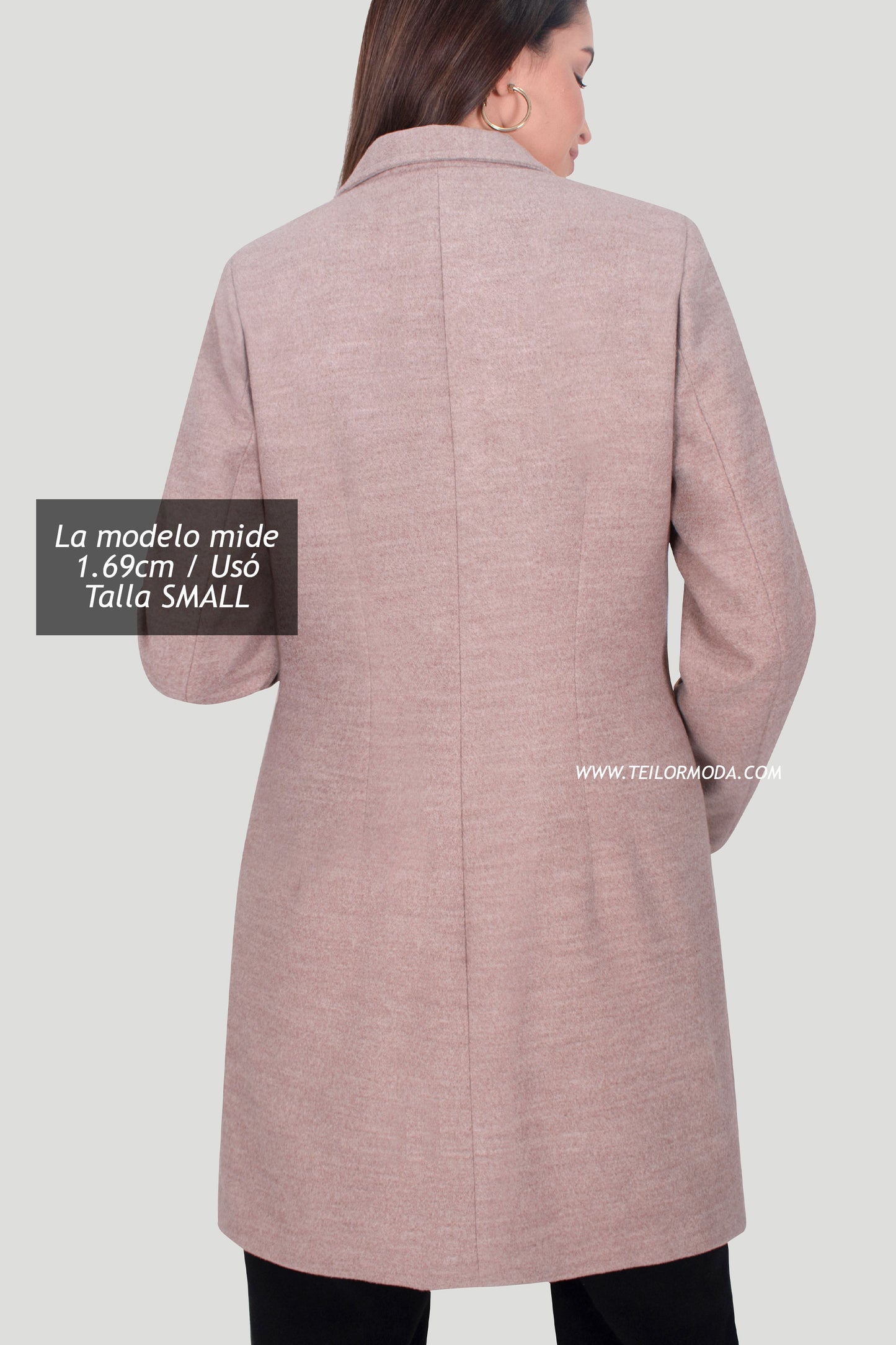 ABRIGO DE PAÑO GALA BEIGE