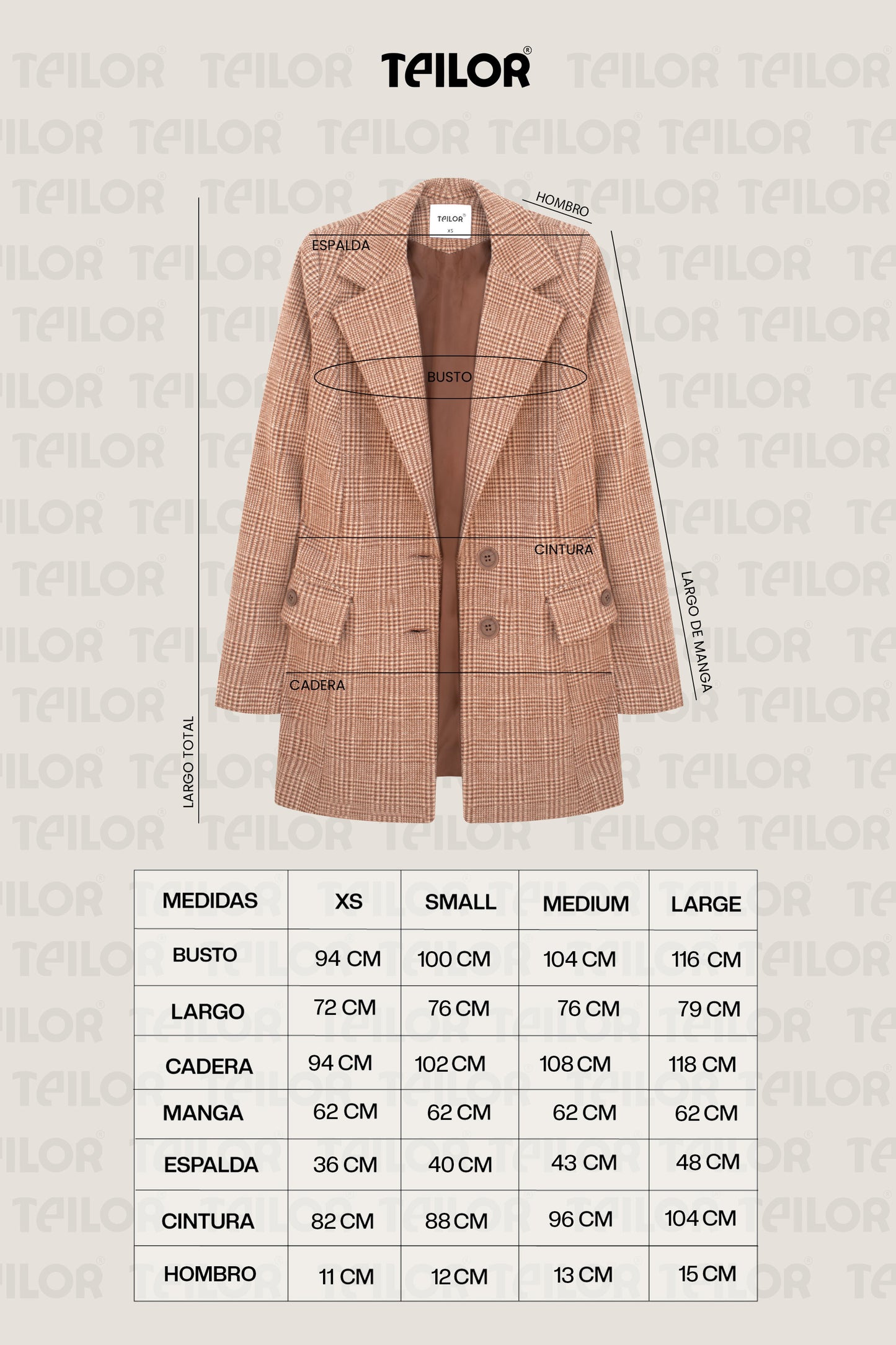BLAZER DE PAÑO ALICIA CAMELLO