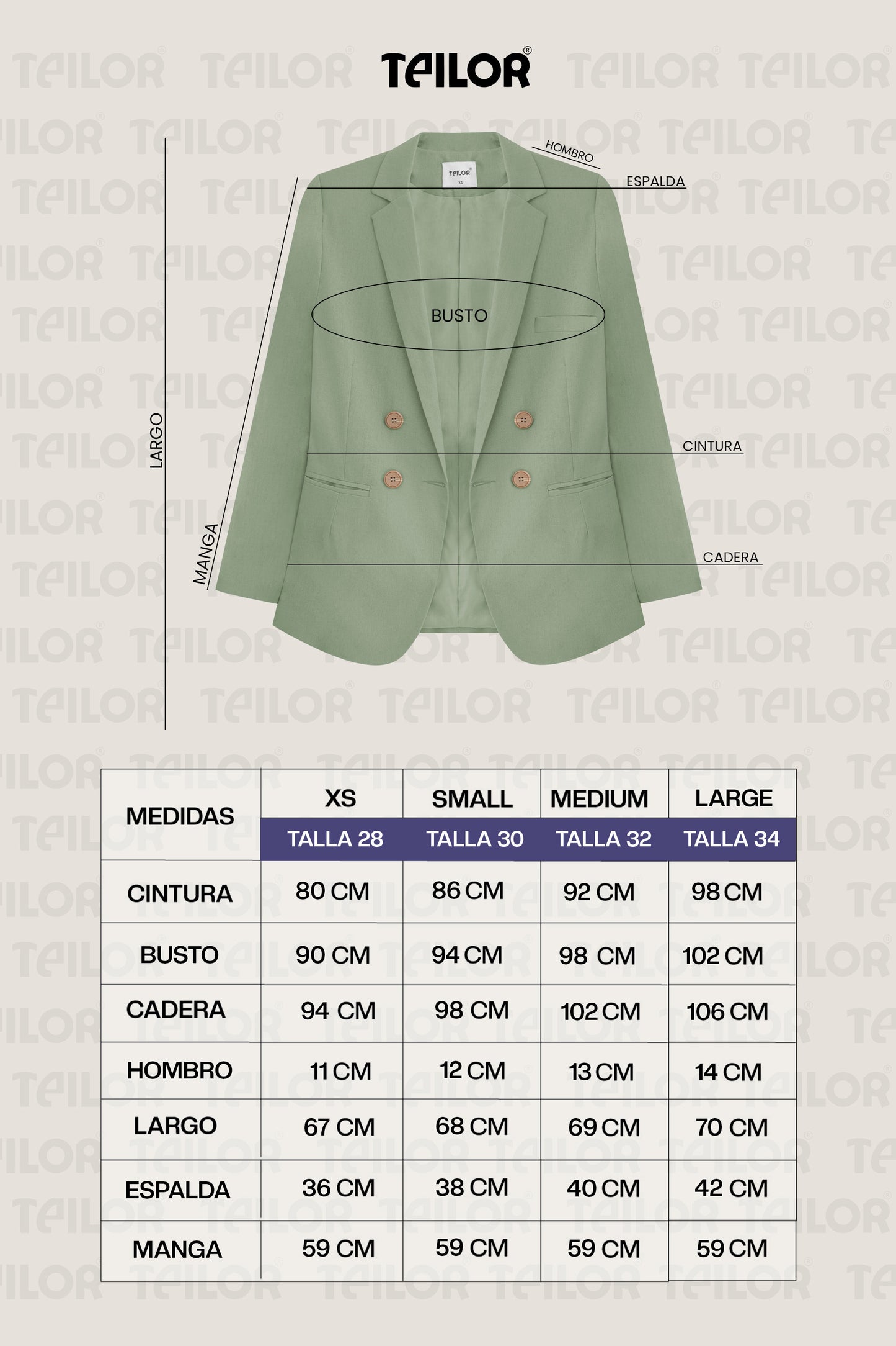 BLAZER DE LINO AMANDA VERDE