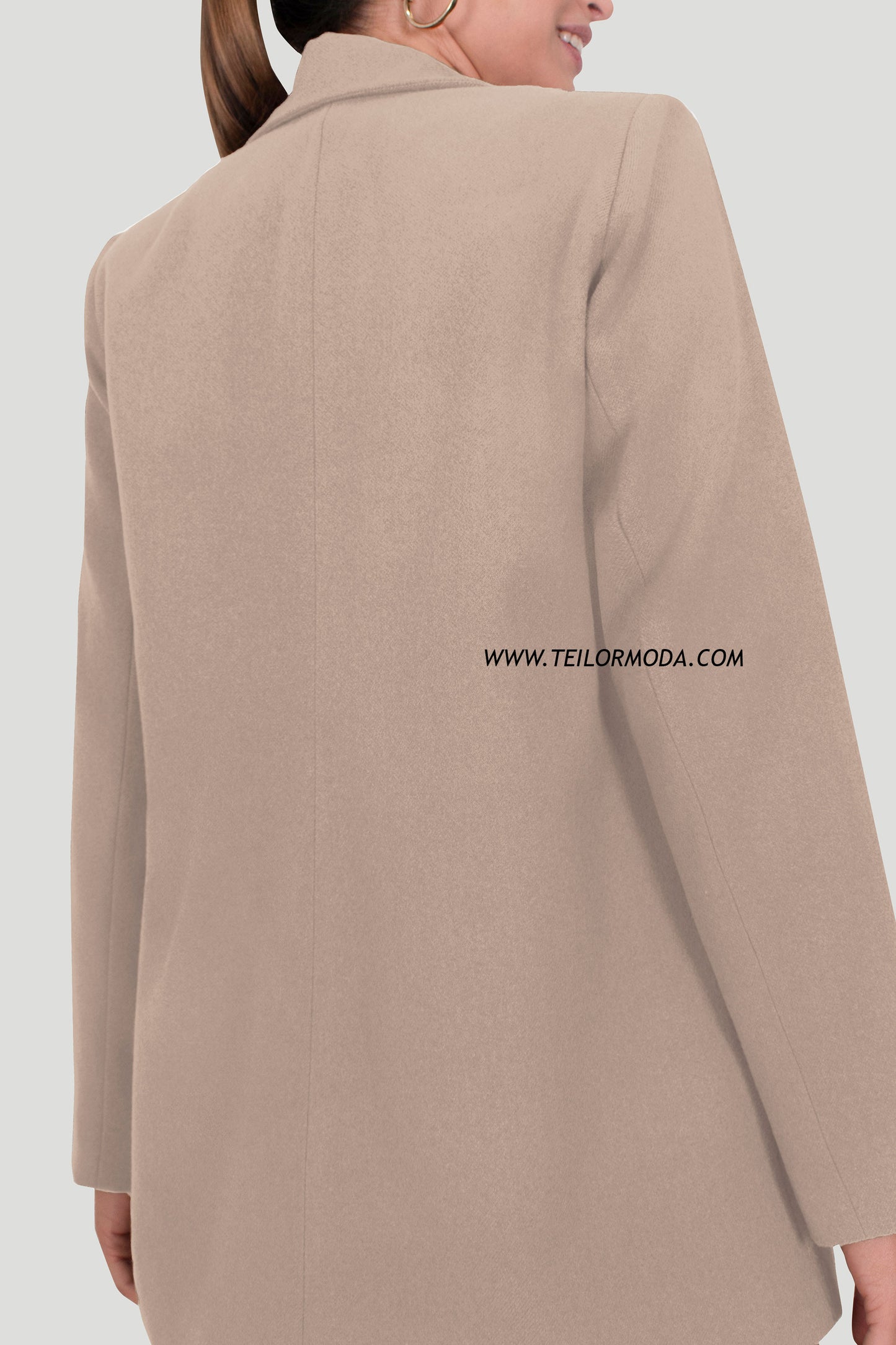 BLAZER DE PAÑO NOA BEIGE