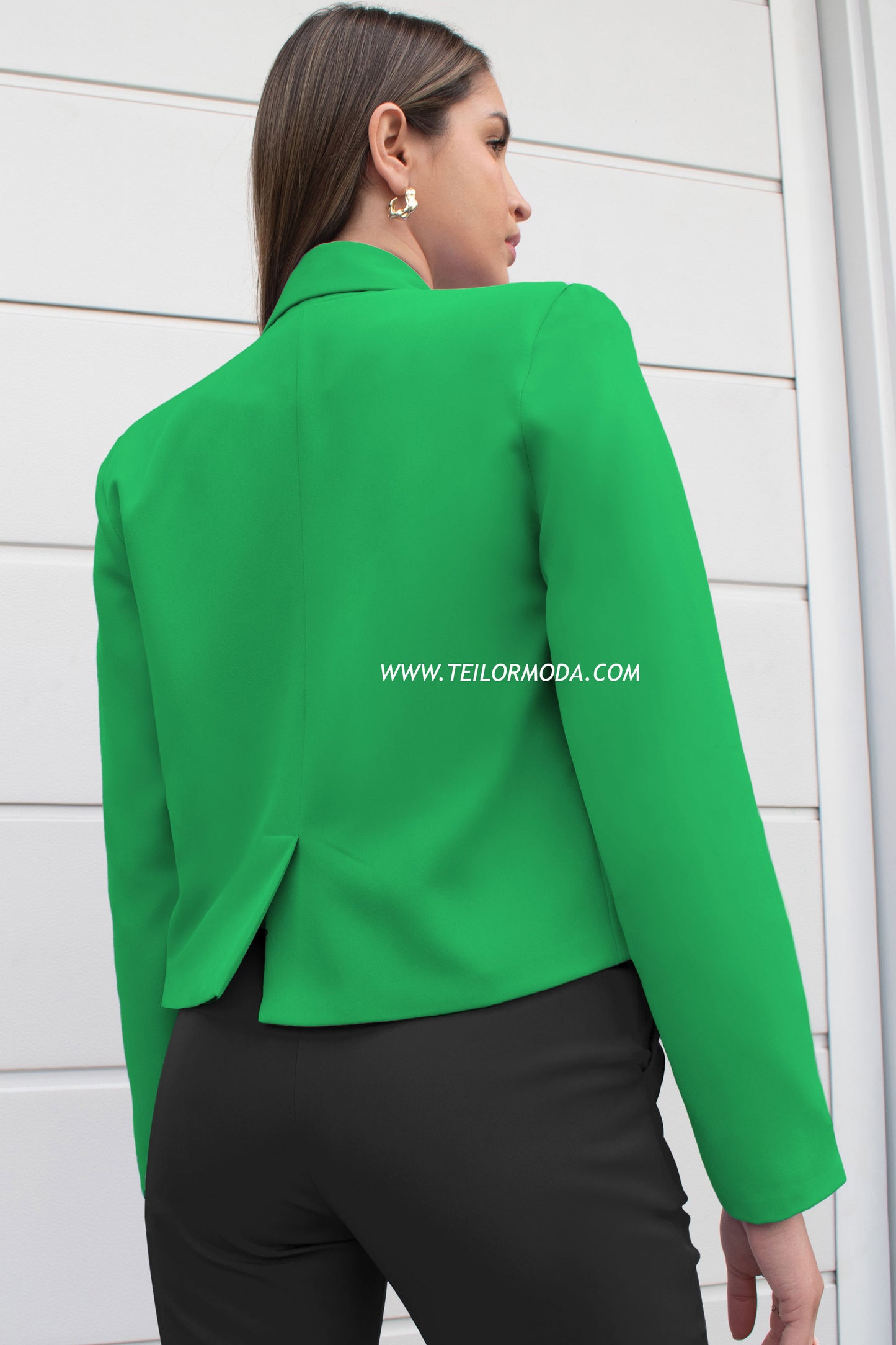 BLAZER CROPPED NOOR VERDE