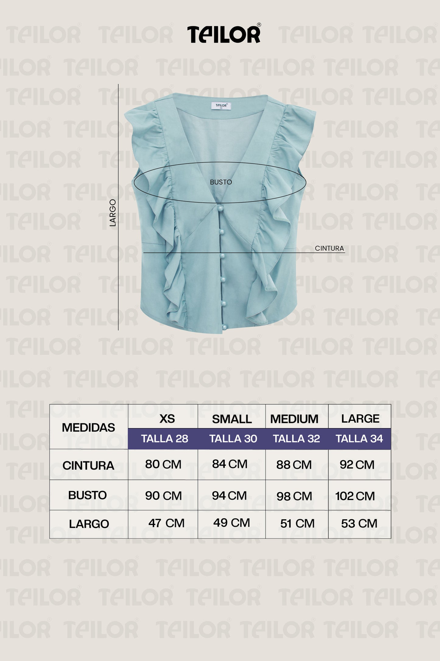 BLUSA CHAMBRAY KRISTINA CELESTE
