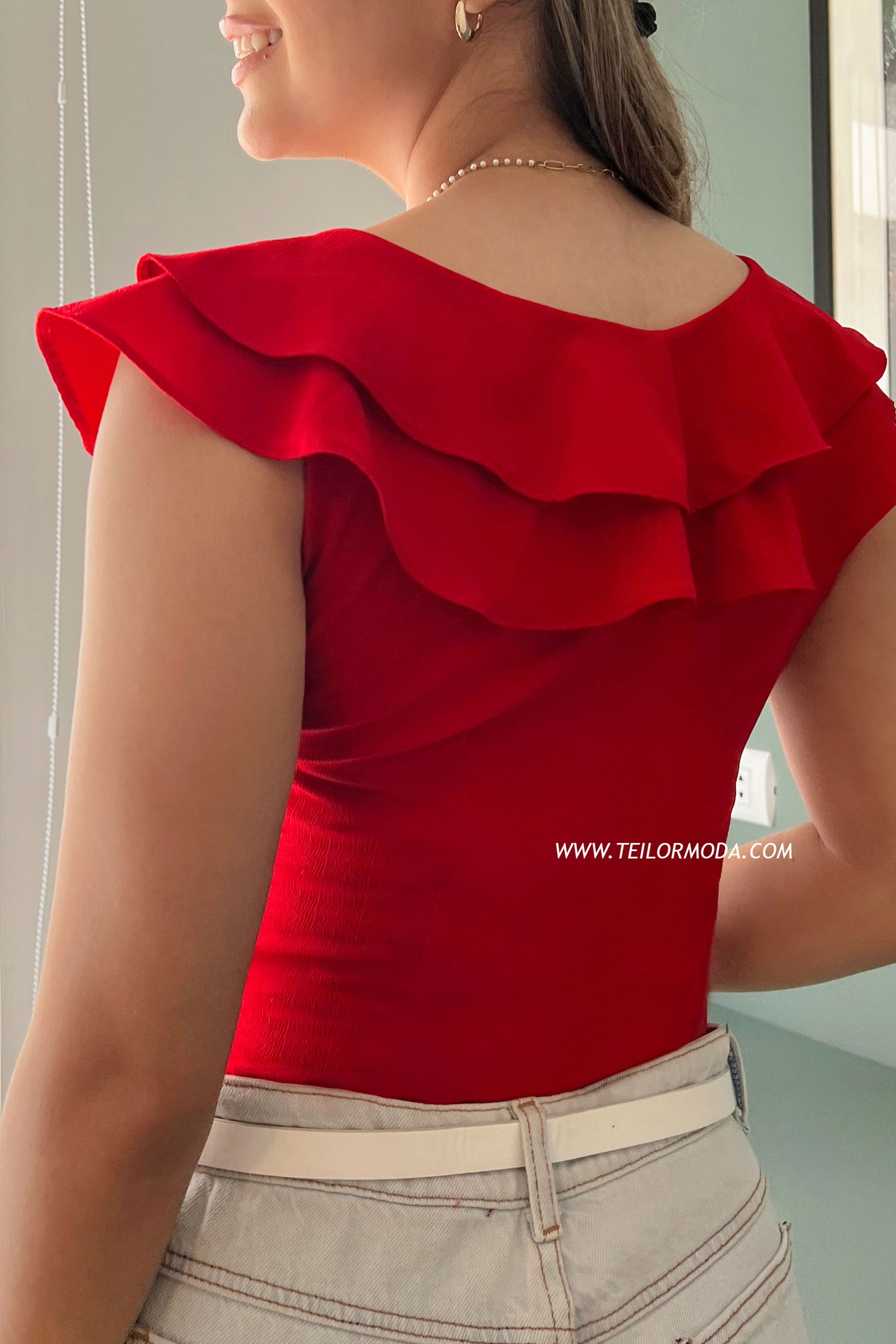 BLUSA PALOMA ROJO