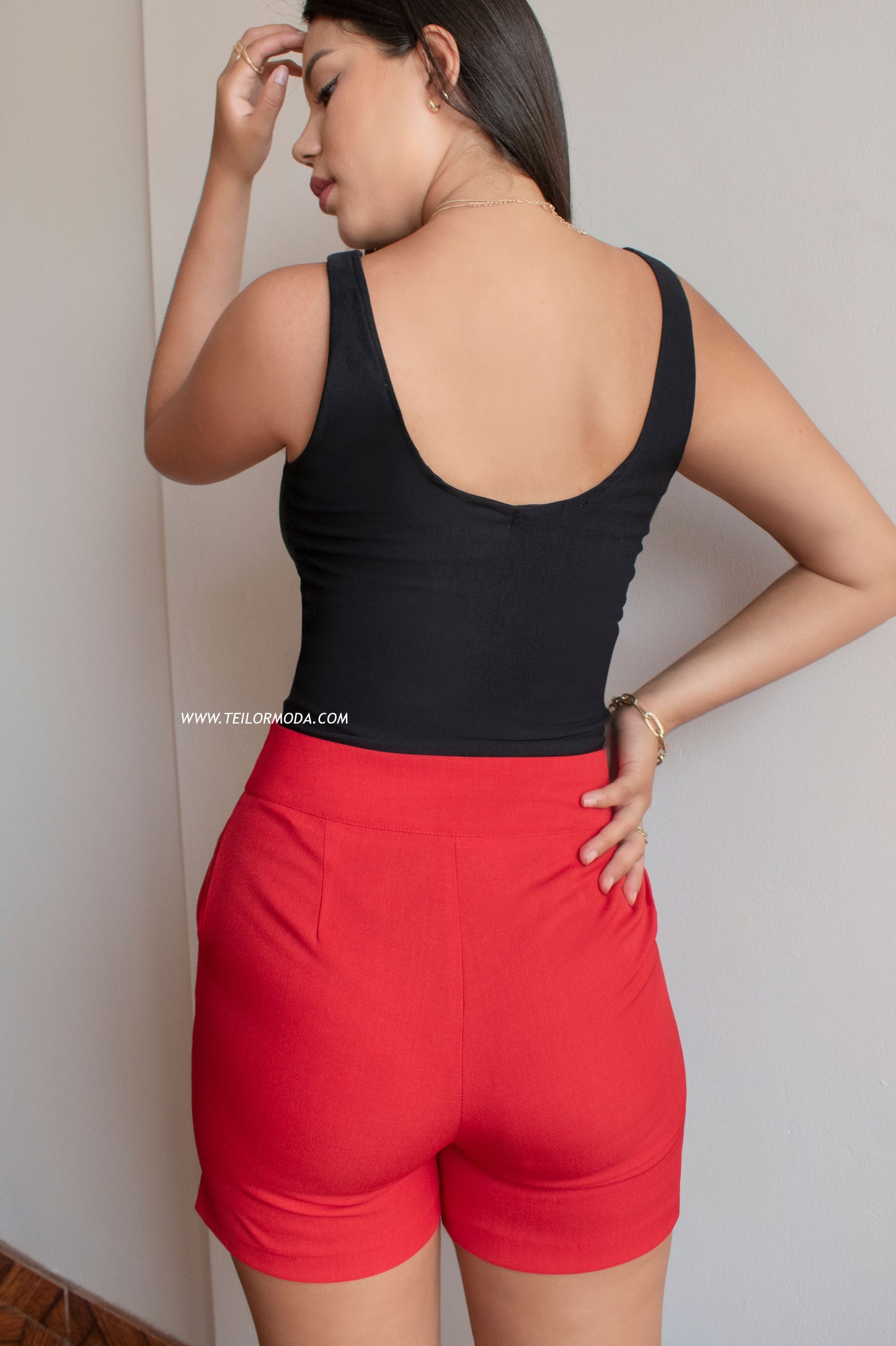 SHORT MORGAN ROJO