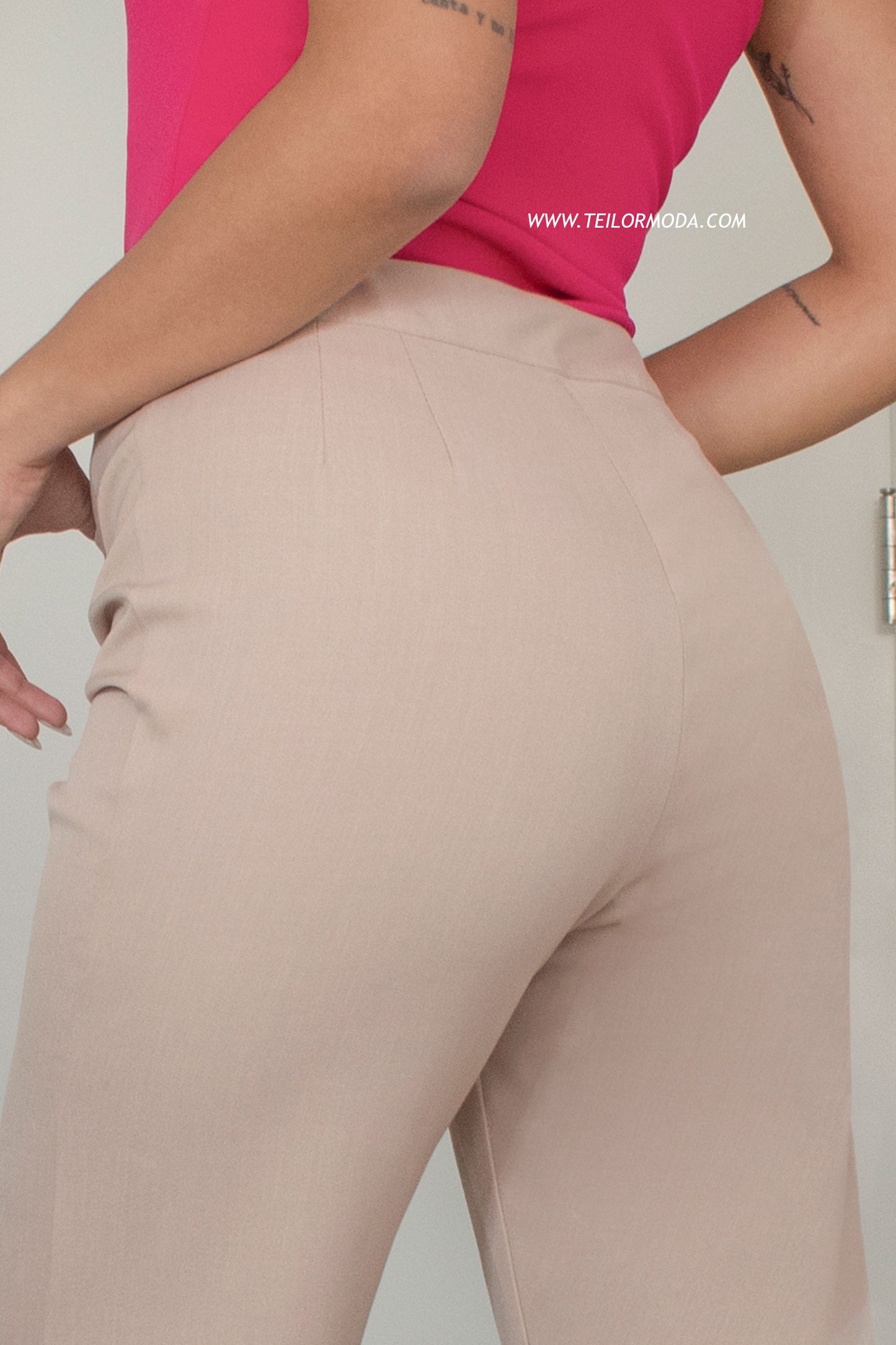 PANTALÓN PALAZZO CLOE BEIGE