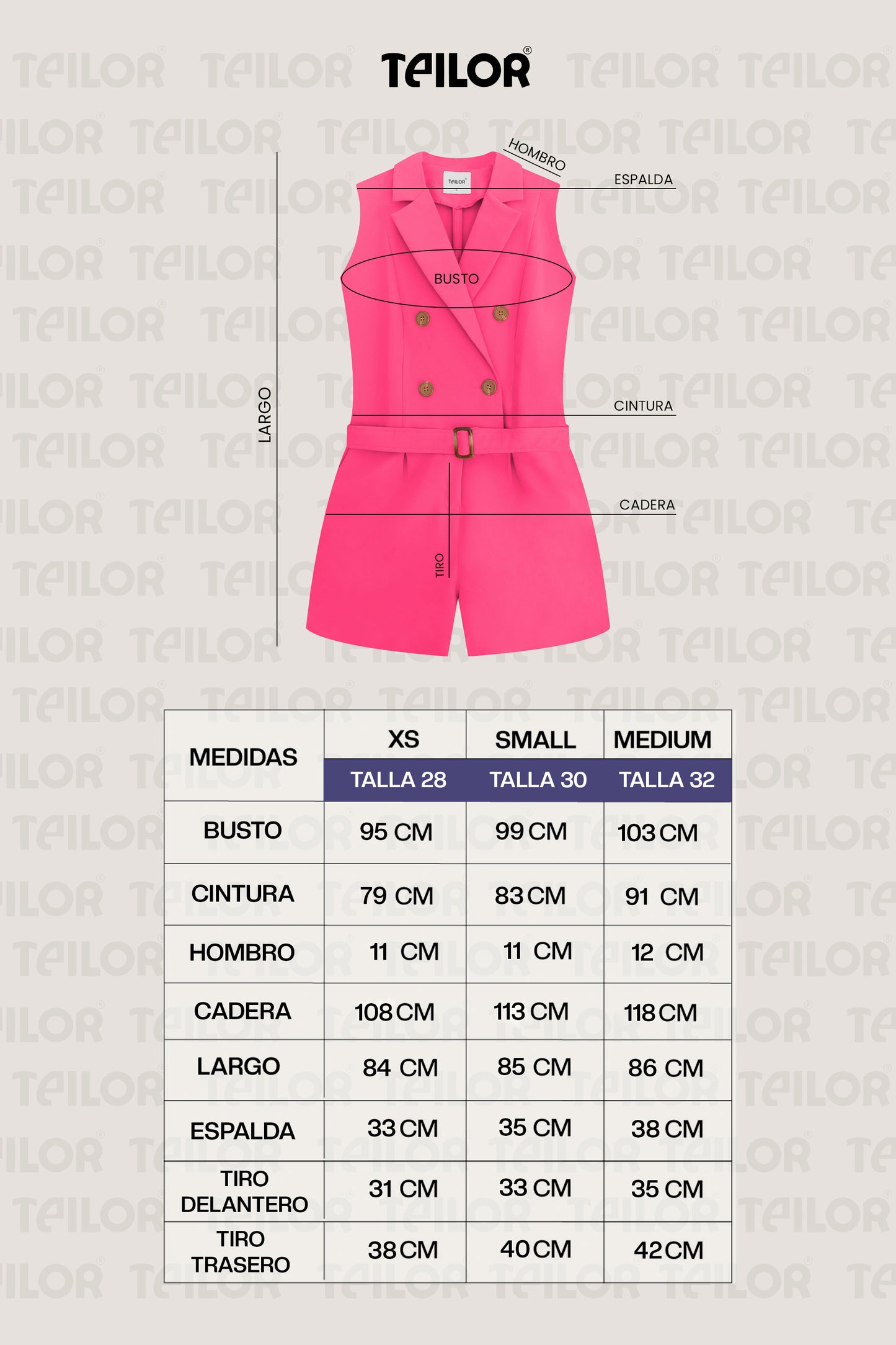 ENTERIZO ABIGAIL FUCSIA