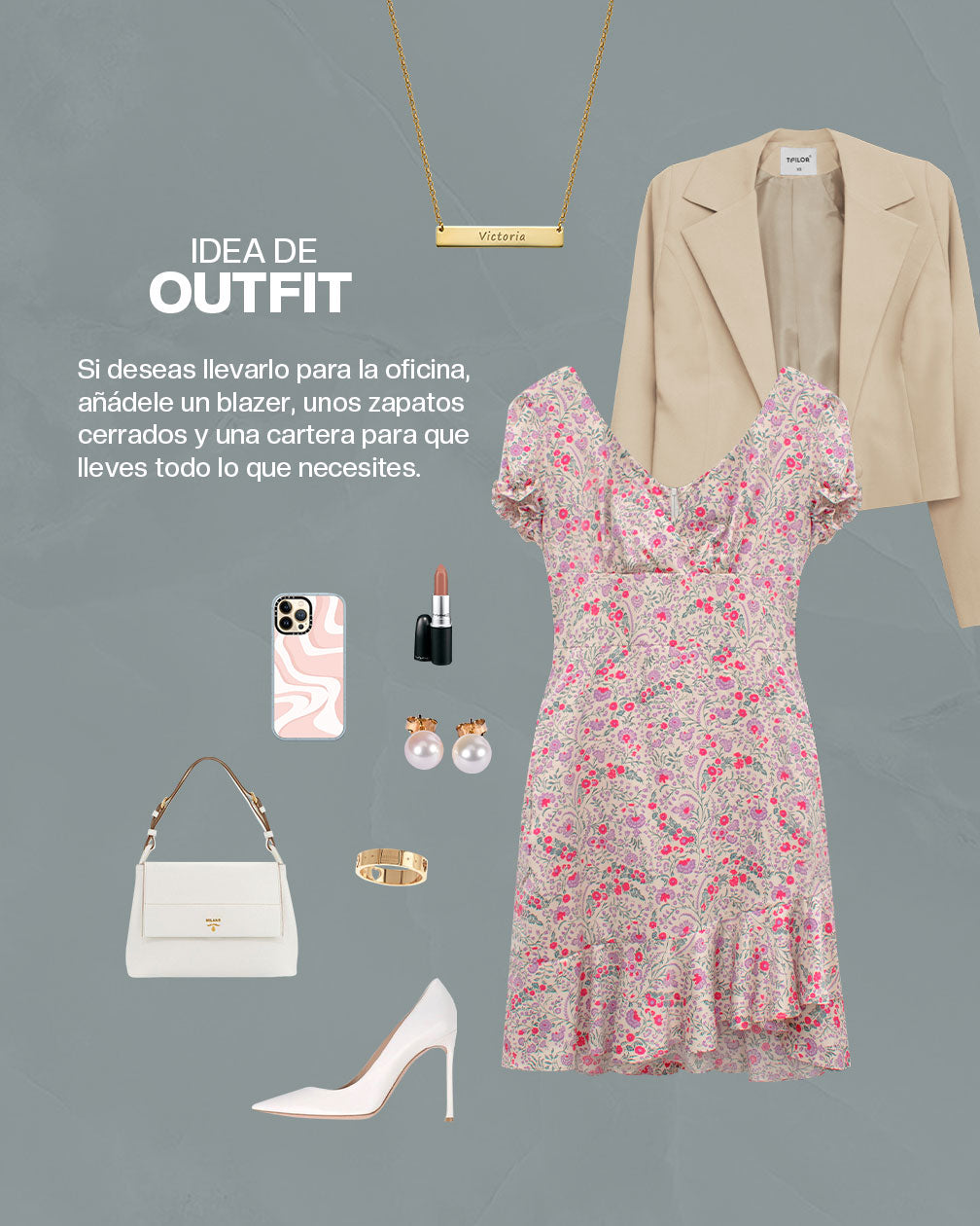 VESTIDO ANGELINA BEIGE