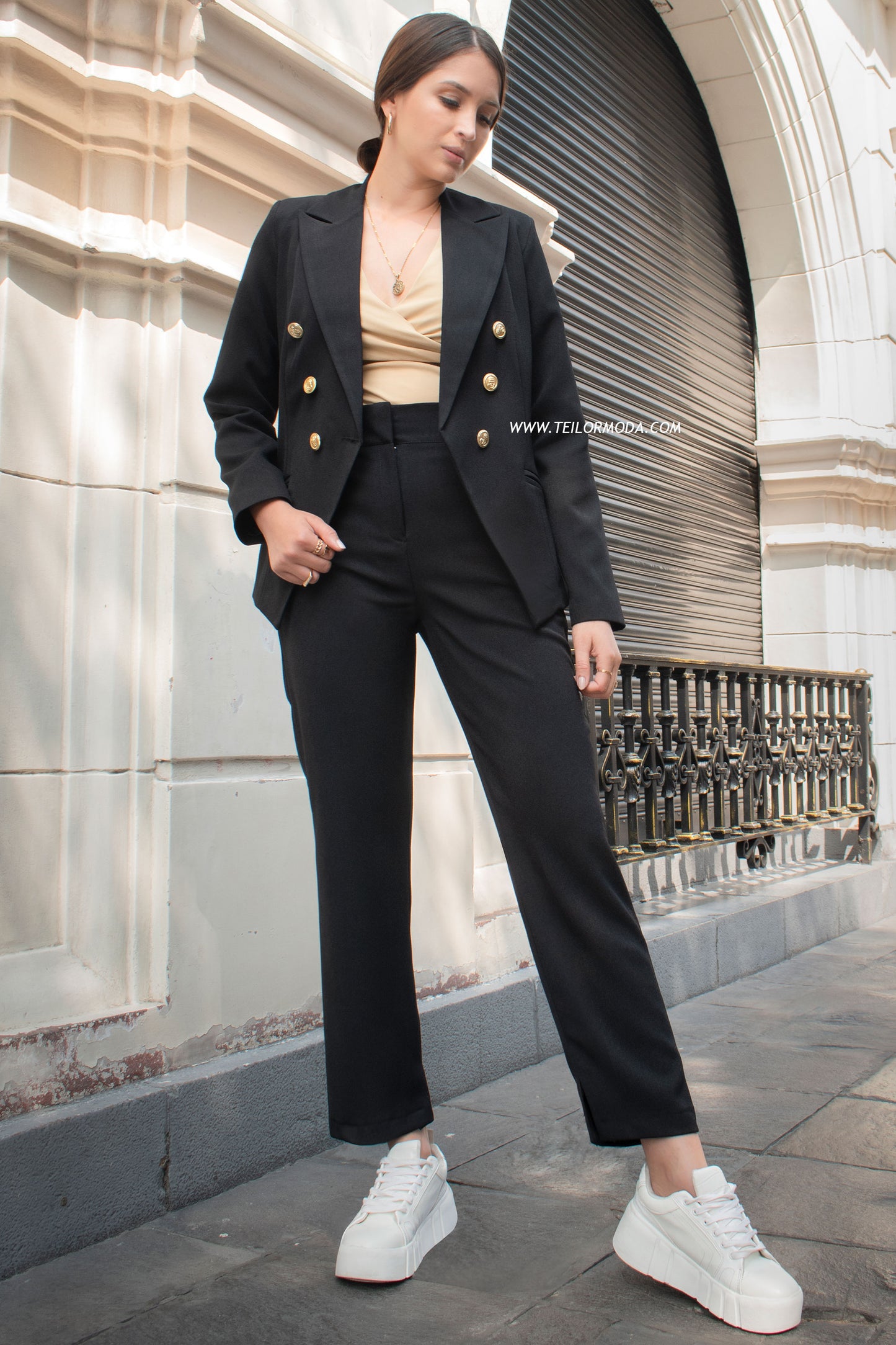 PANTALÓN GABRIELLE NEGRO