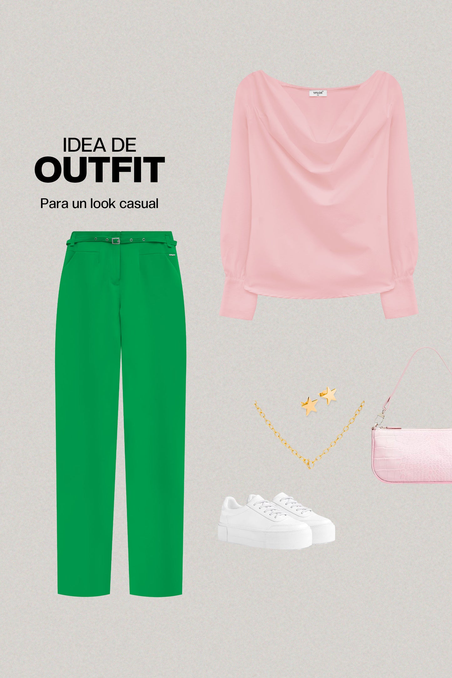 BLUSA MANGA LARGA HANNA PALO ROSA
