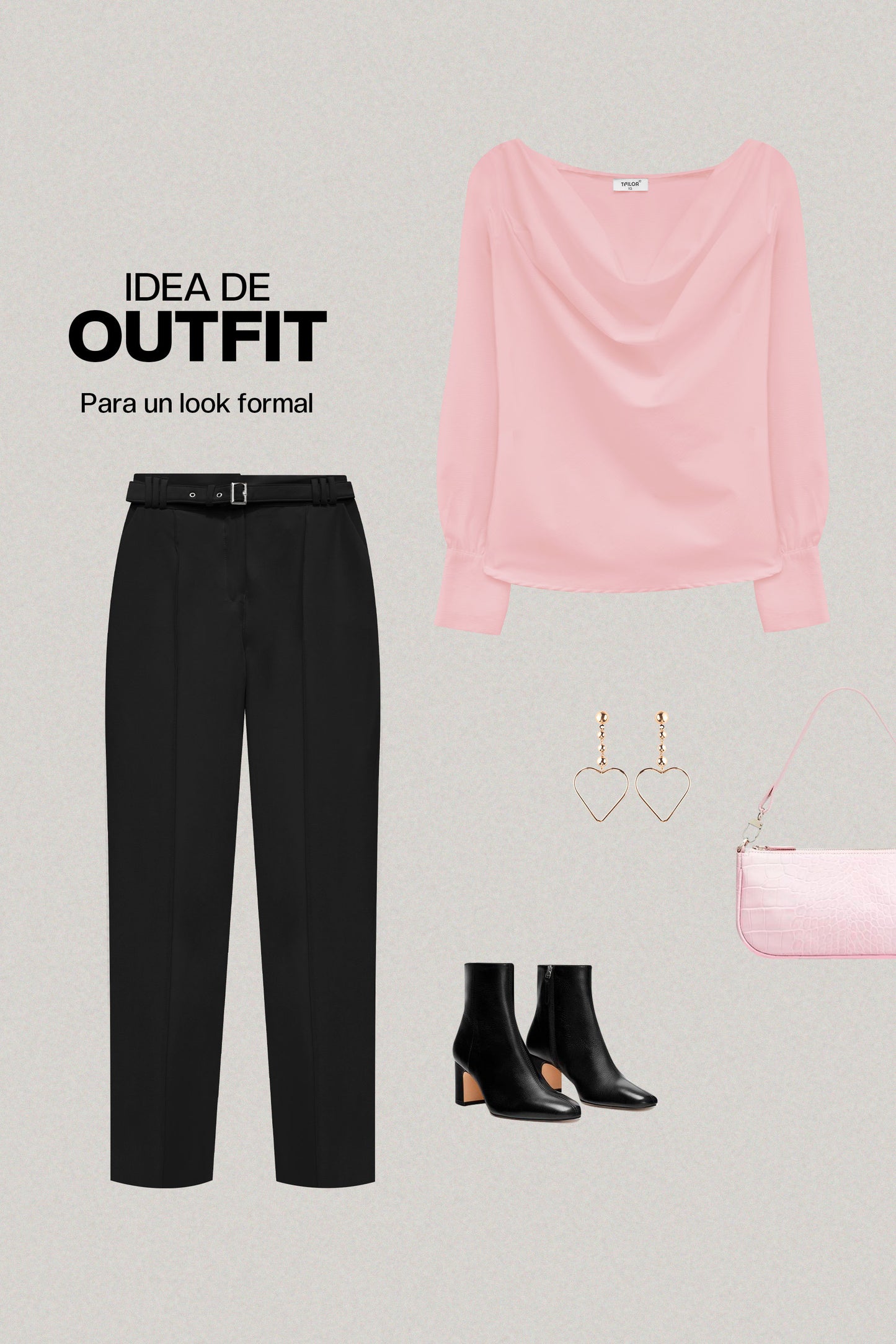 BLUSA MANGA LARGA HANNA PALO ROSA