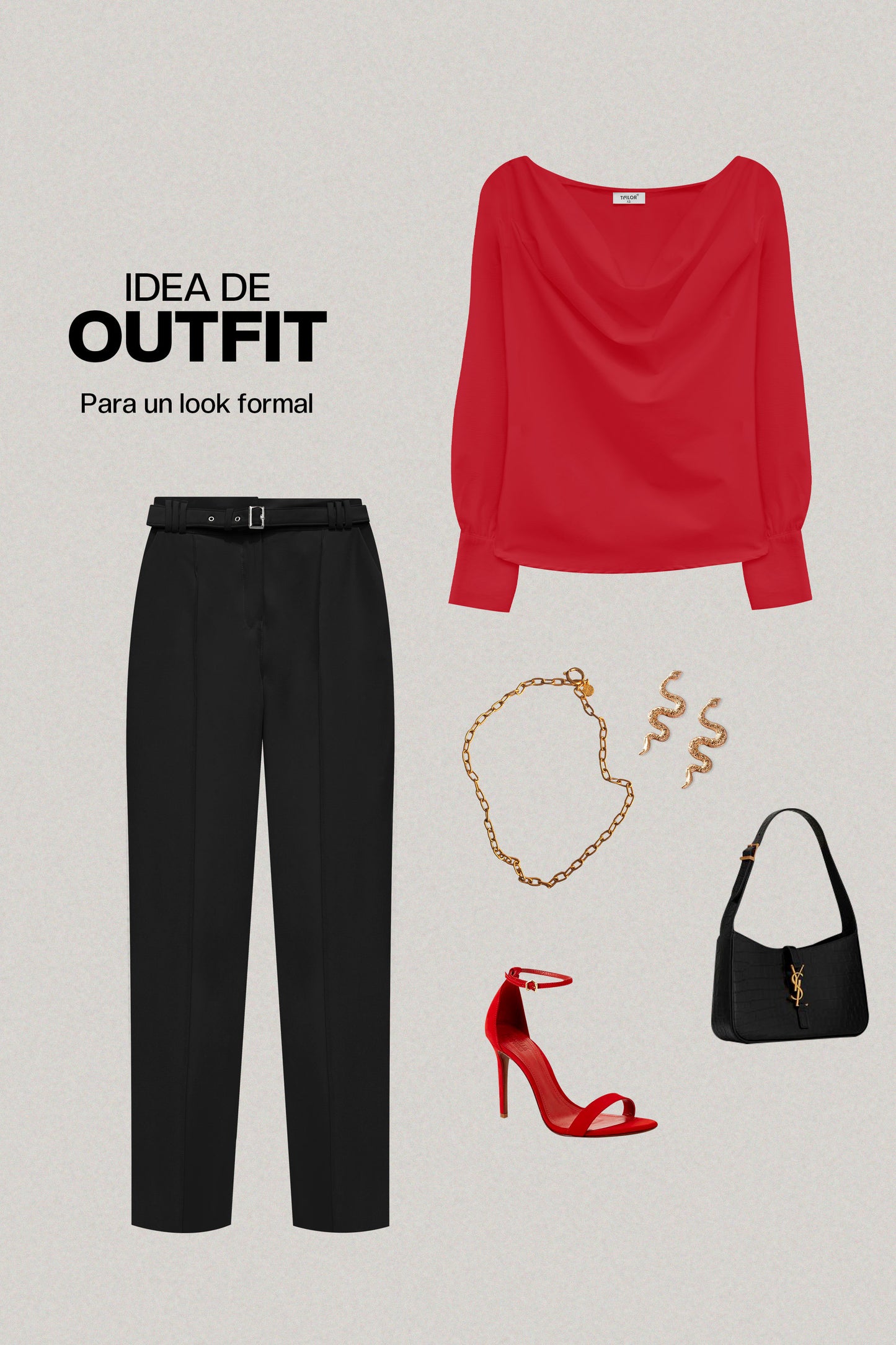 BLUSA MANGA LARGA HANNA ROJO