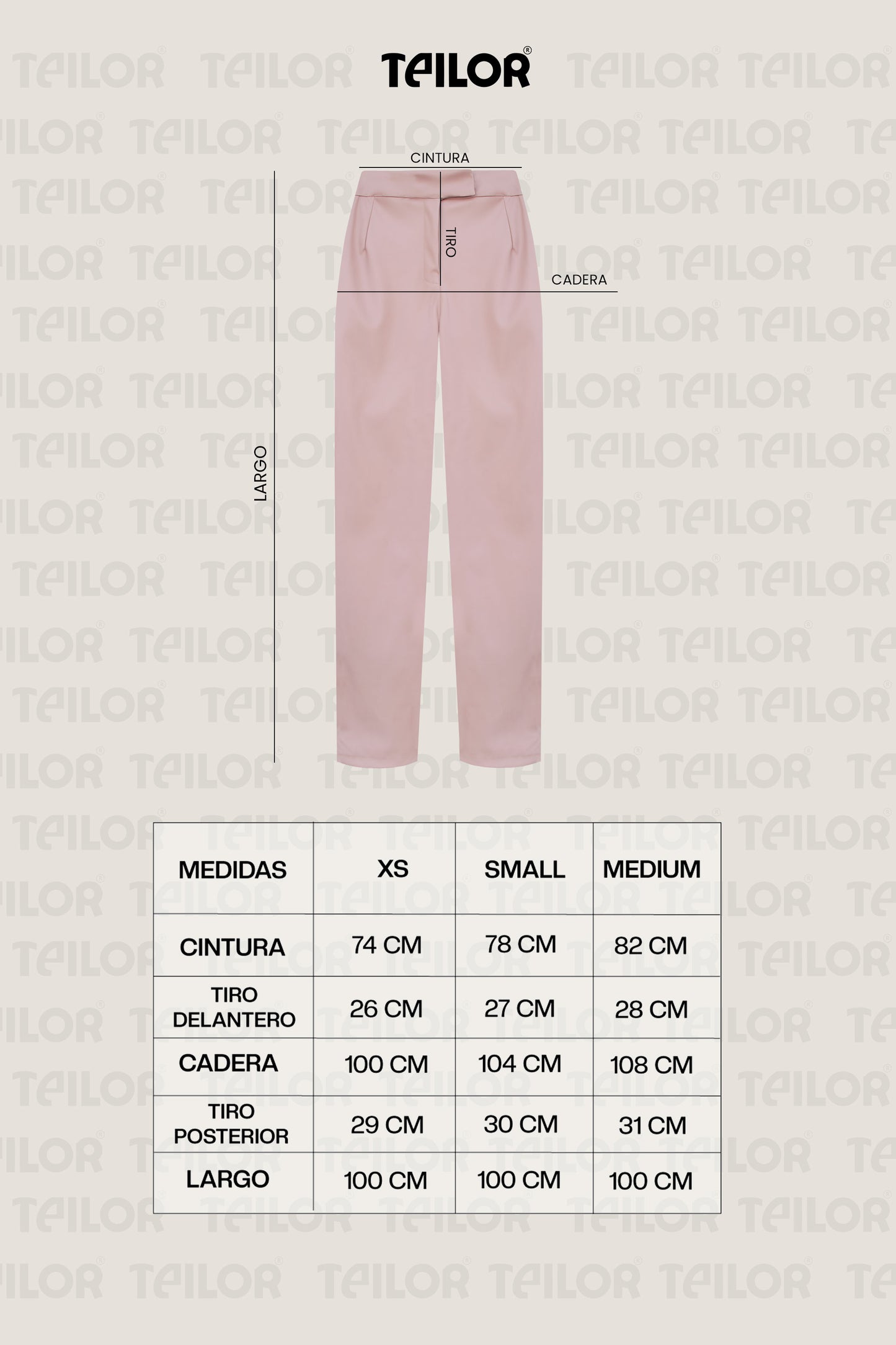 PANTALÓN CUERINA SIMONE ROSADO