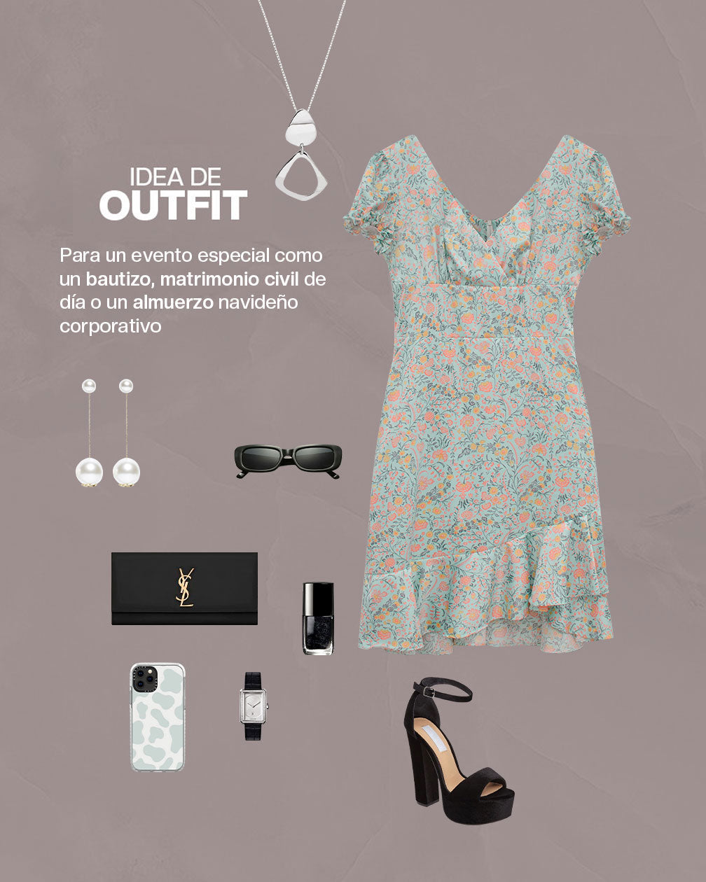 VESTIDO ANGELINA CELESTE
