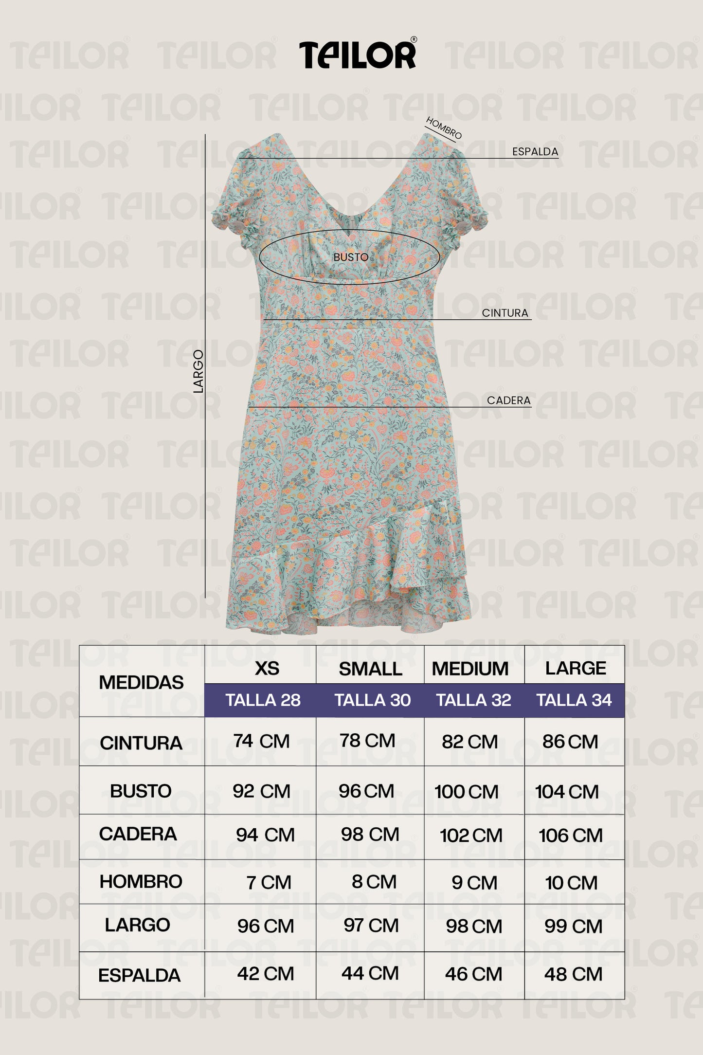 VESTIDO ANGELINA CELESTE