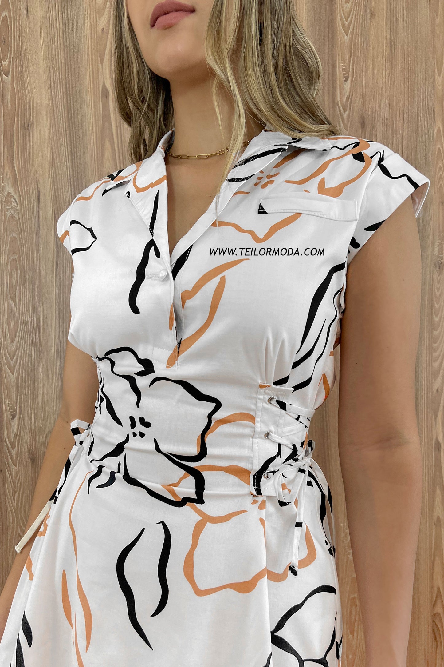 VESTIDO ESTAMPADO ISABELLA PERLA