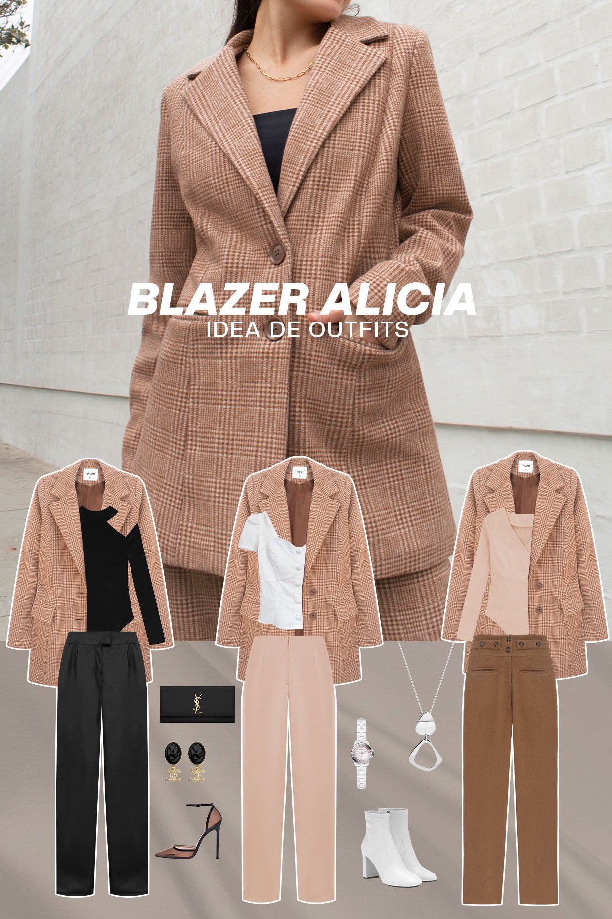 BLAZER DE PAÑO ALICIA CAMELLO