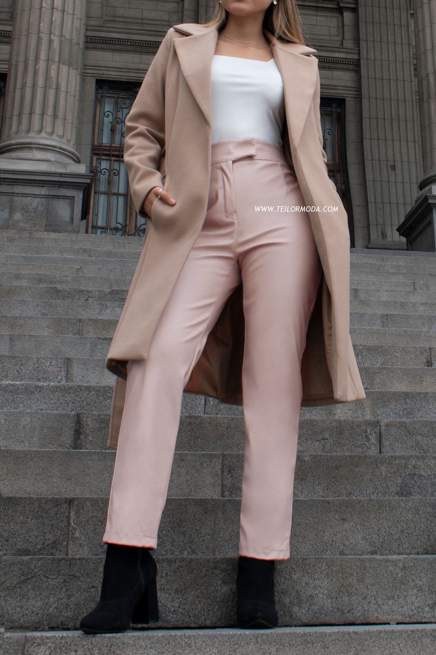 PANTALÓN CUERINA SIMONE ROSADO