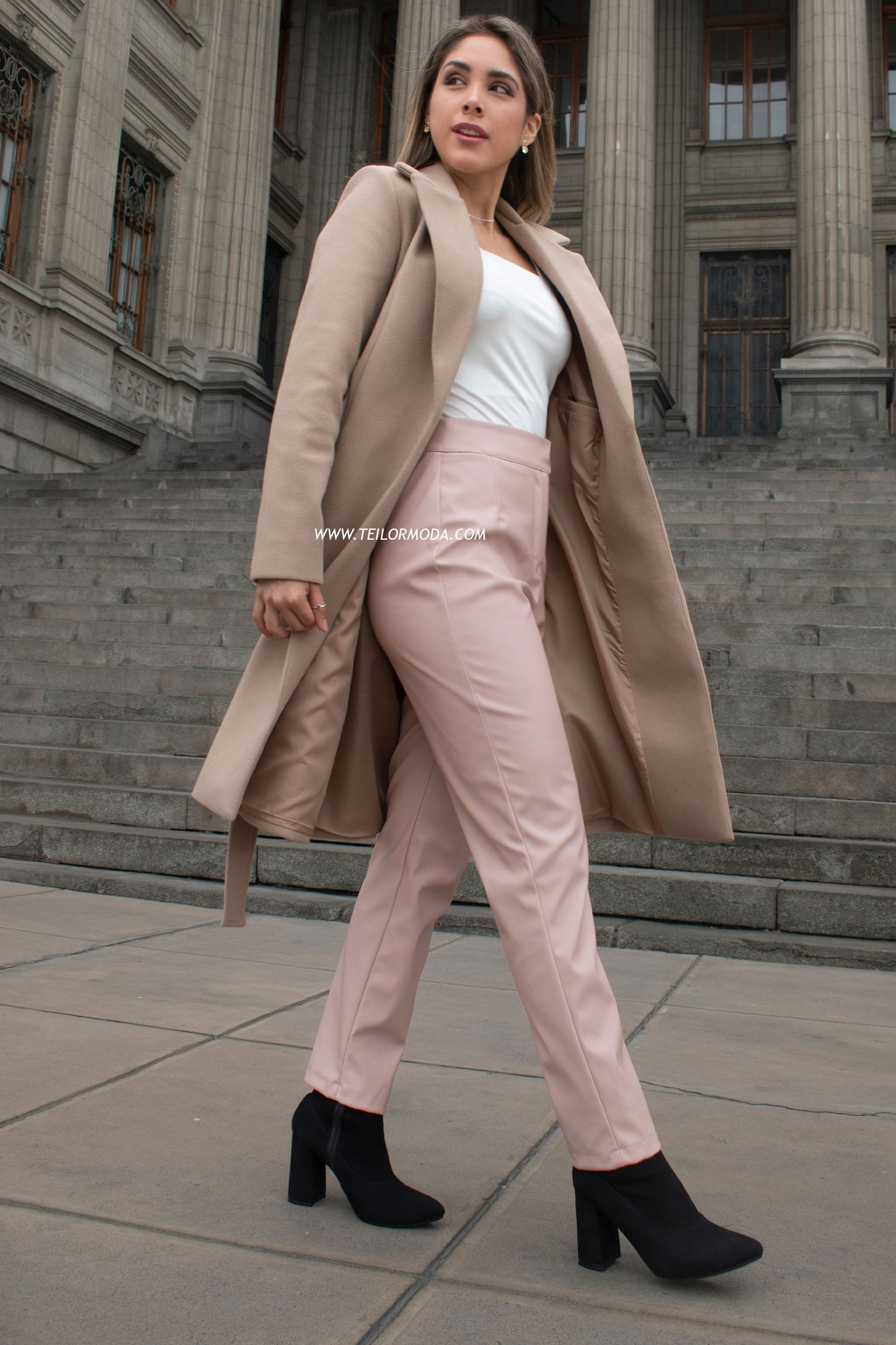 PANTALÓN CUERINA SIMONE ROSADO