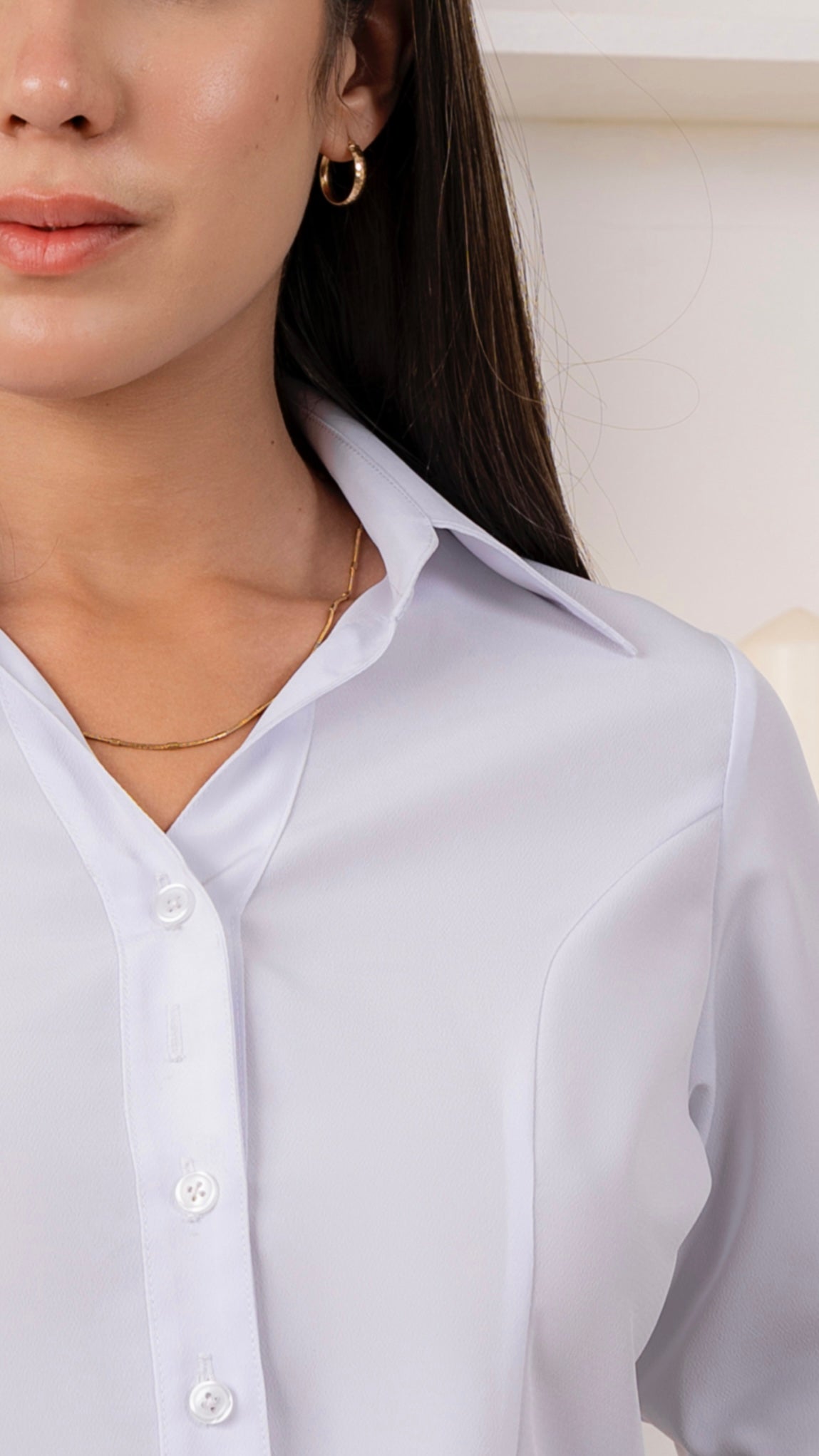 BLUSA MANGA LARGA CLAUDIA BLANCO