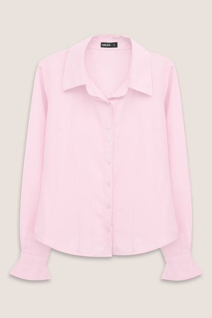 BLUSA CAMISA COTON ISABEL ROSADO