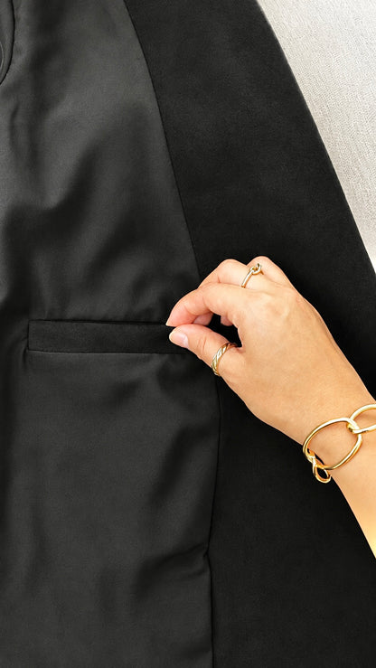 TRENCH COAT CROPPED OLIVIA NEGRO