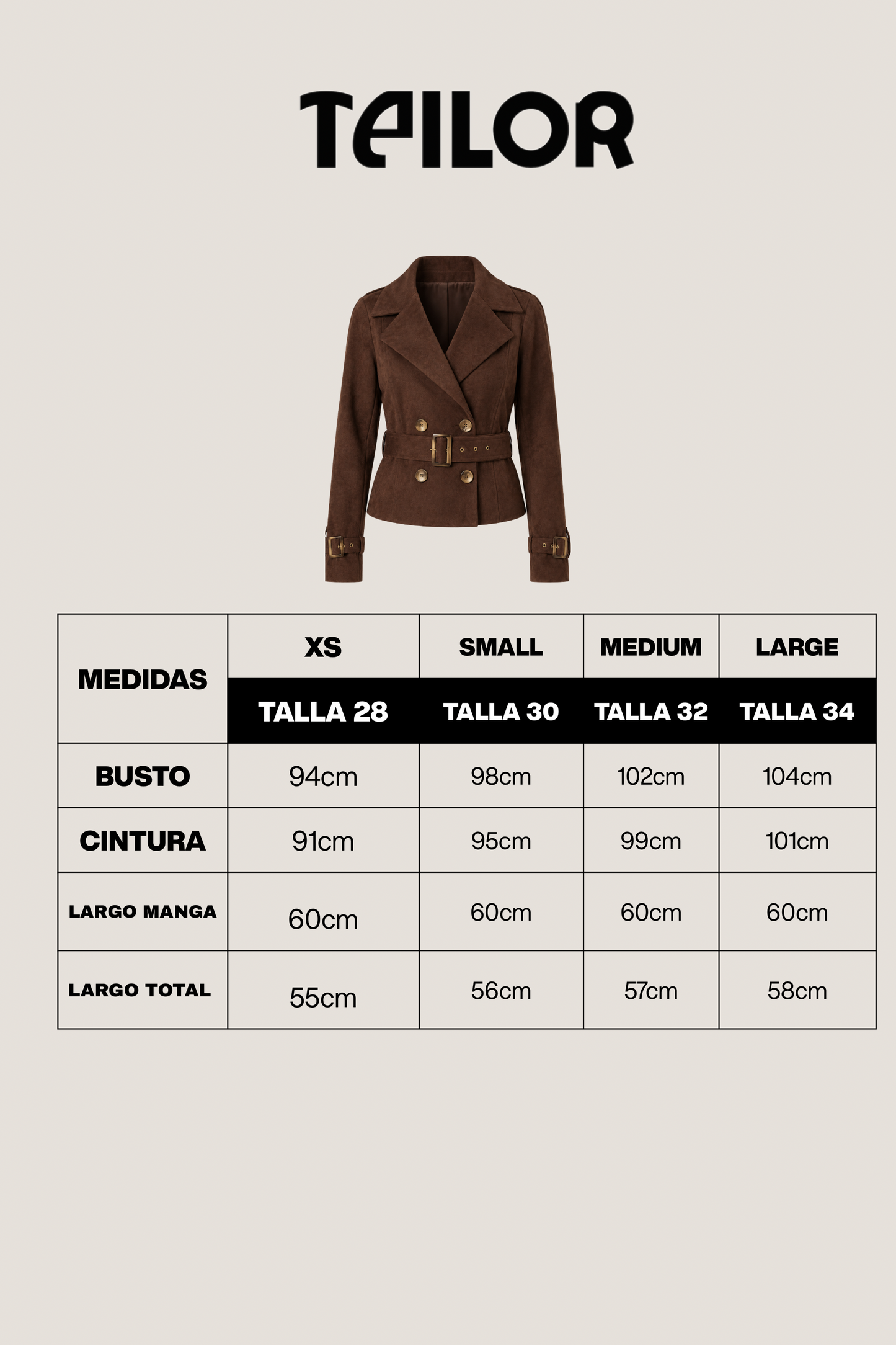 TRENCH COAT CROPPED OLIVIA NEGRO