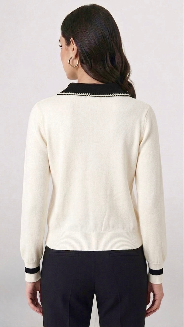SWEATER CHOMPA GABRIELLE PERLA