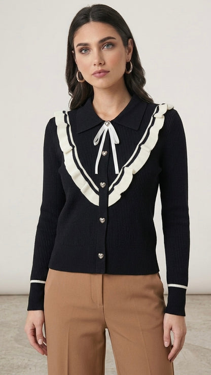 SWEATER CHOMPA ANNIE NEGRO
