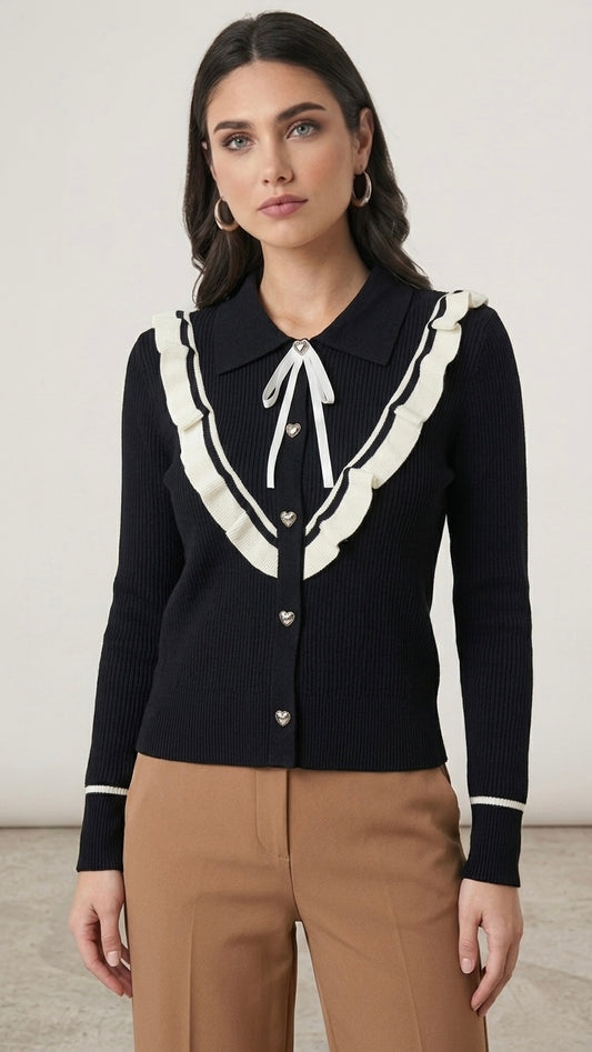 SWEATER CHOMPA ANNIE NEGRO