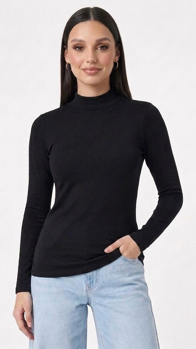 POLO CAFARENA AMALIA NEGRO