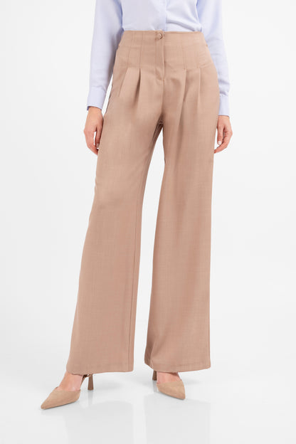 PANTALÓN PALAZZO CLARISSA BEIGE