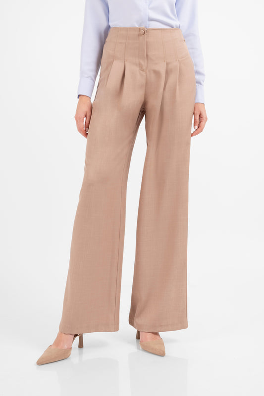 PANTALÓN PALAZZO CLARISSA BEIGE