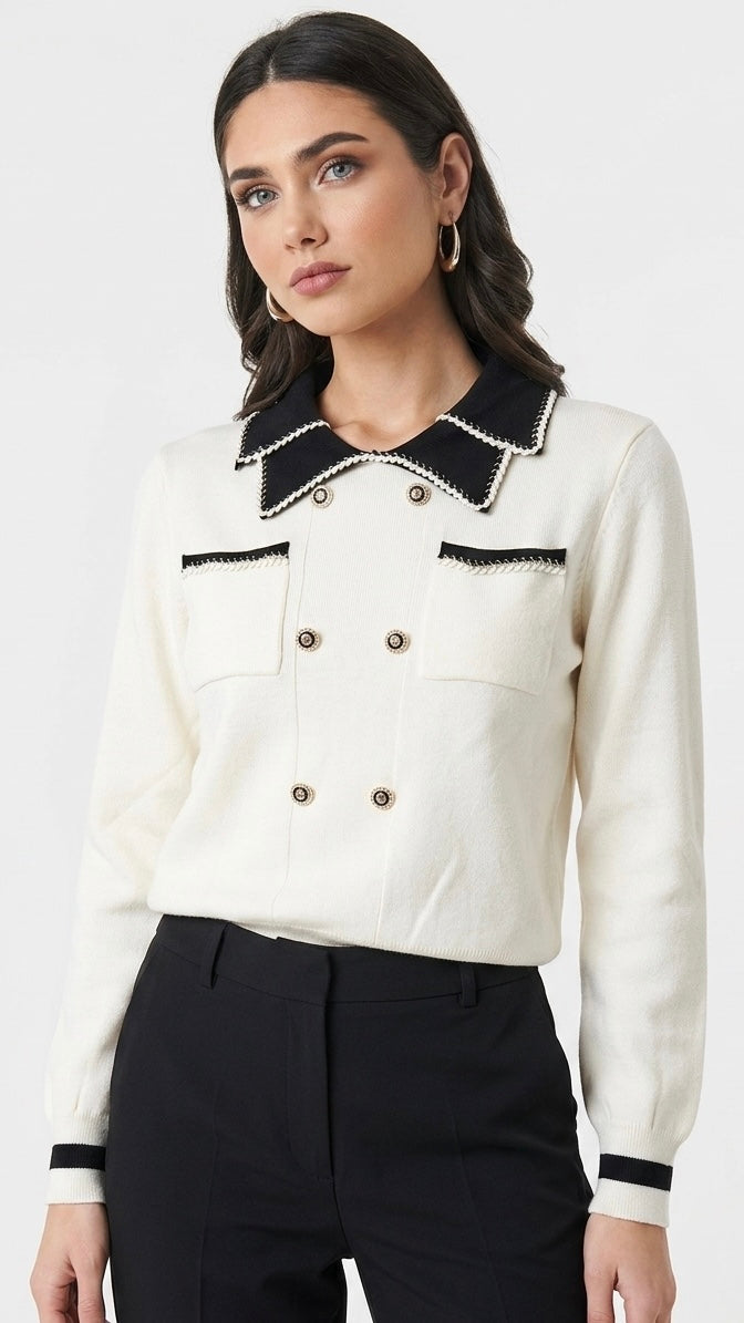 SWEATER CHOMPA GABRIELLE PERLA