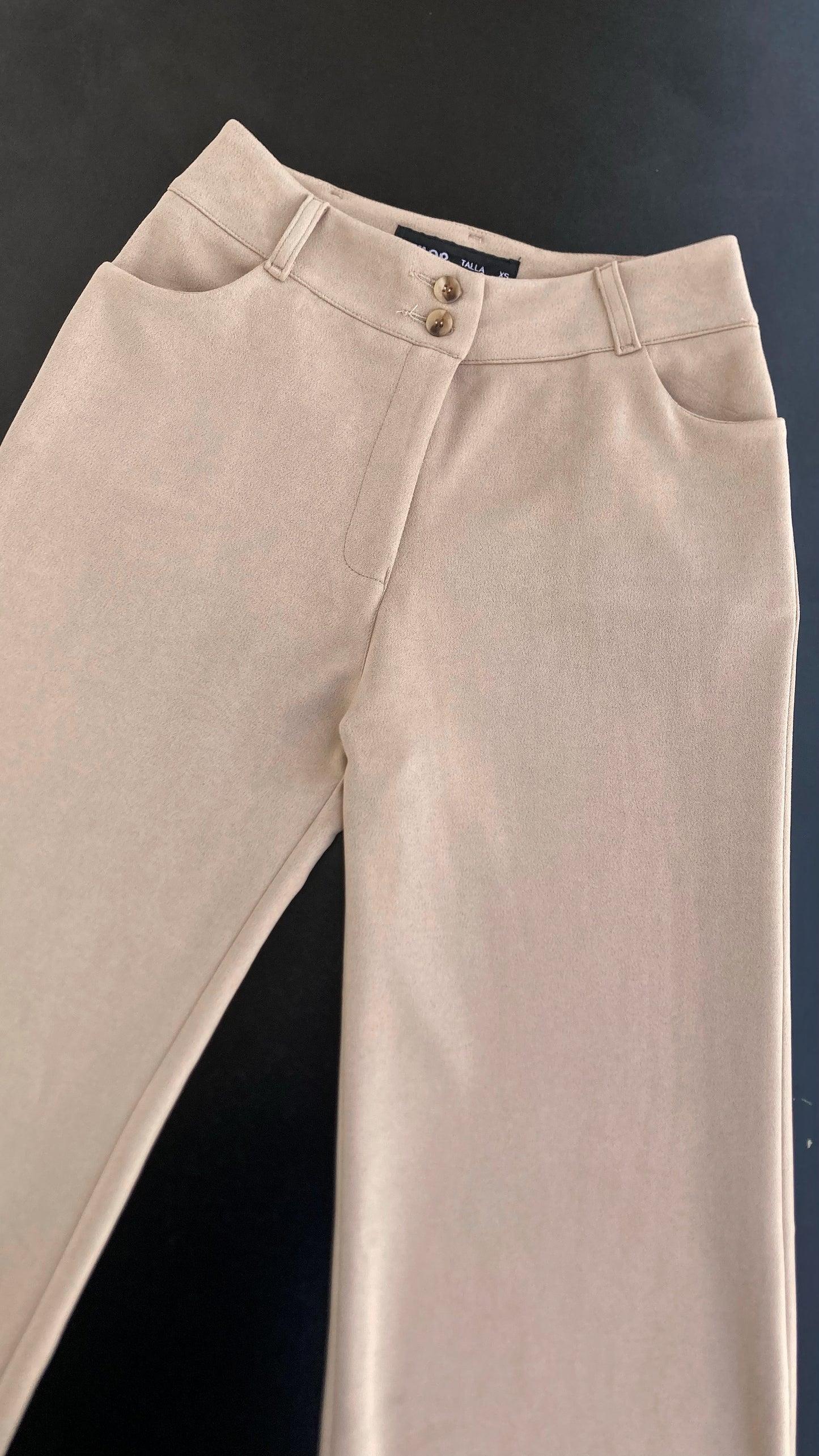 PANTALON PALAZZO OLIVIA BEIGE