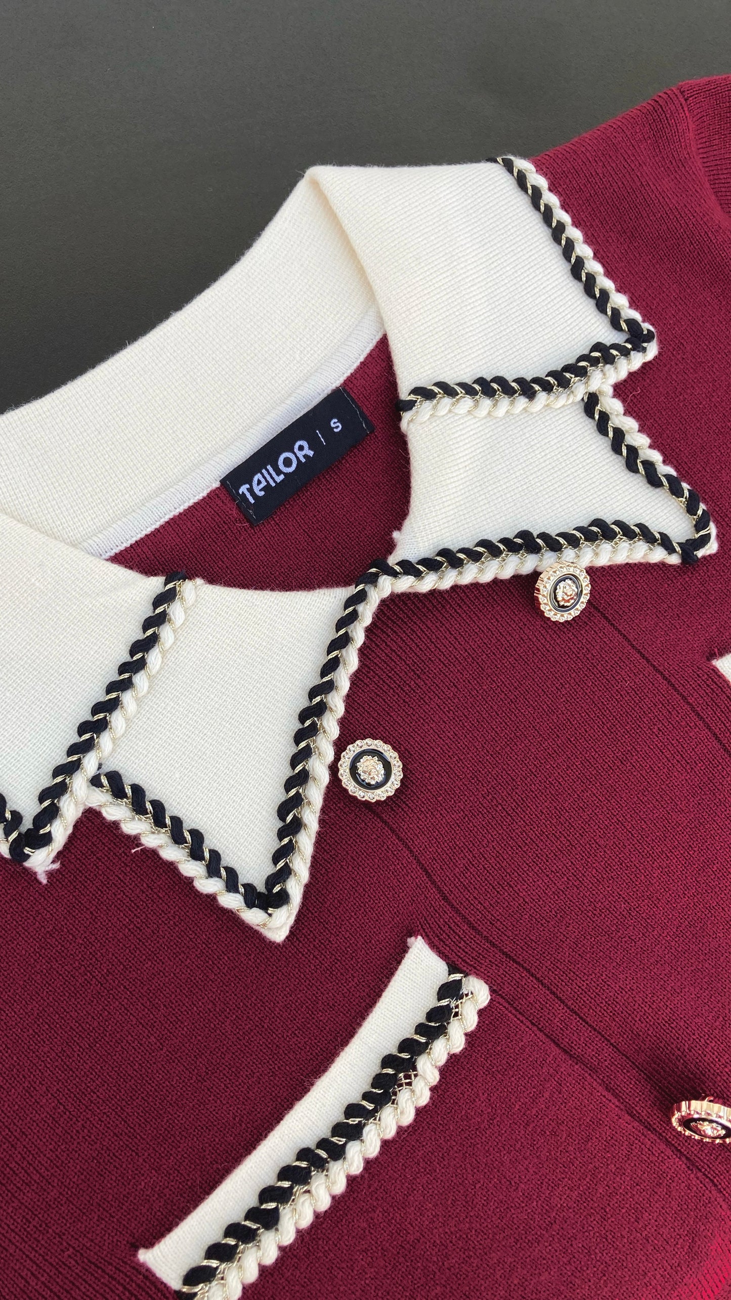 SWEATER CHOMPA GABRIELLE BORGOÑA