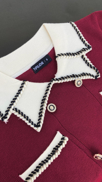 SWEATER CHOMPA GABRIELLE BORGOÑA