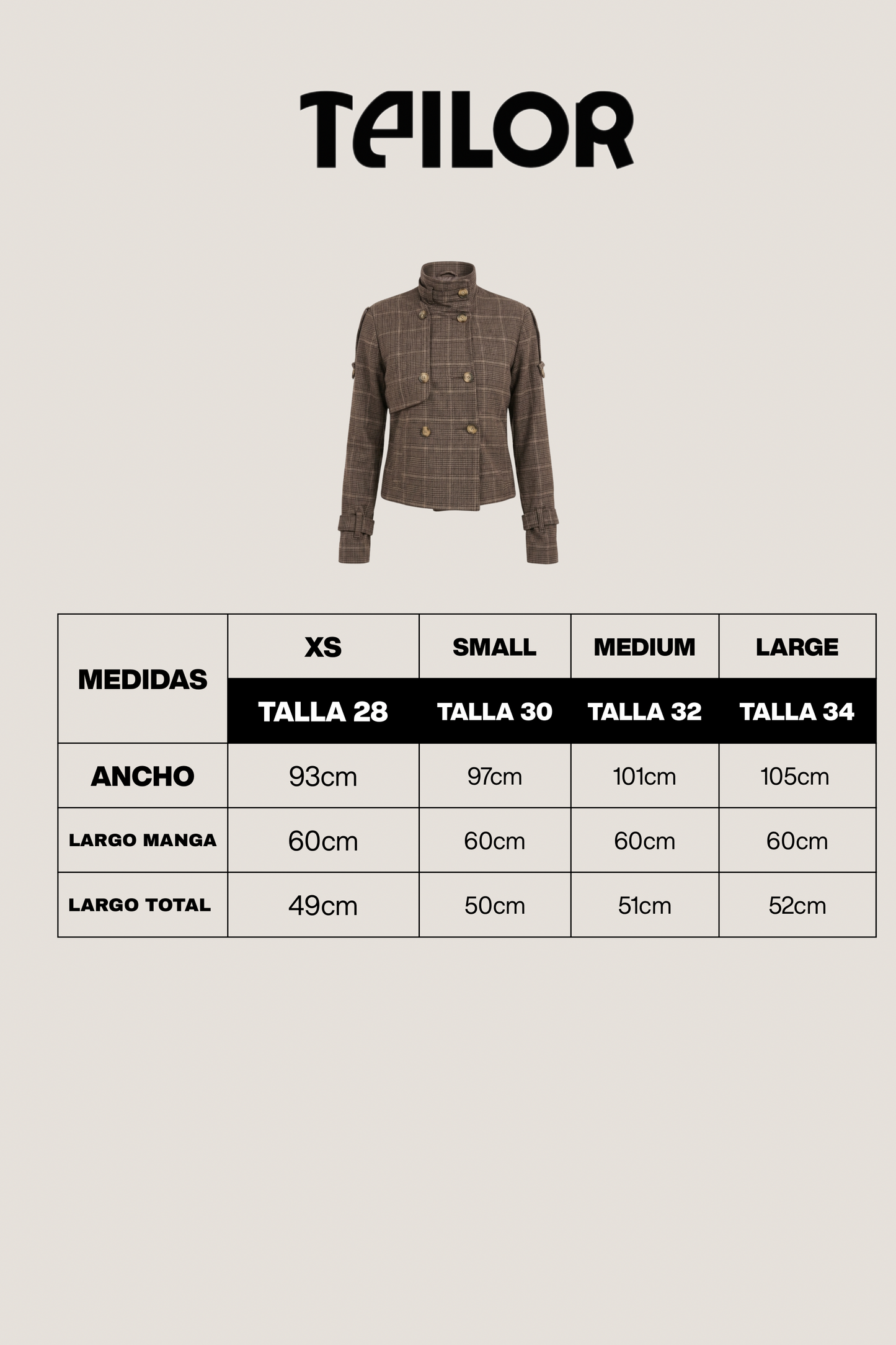 CASACA FUNNEL NECK JACKET ALE  NEGRA