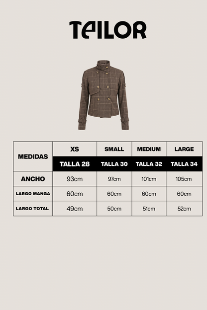 CASACA FUNNEL NECK JACKET ALE  NEGRA