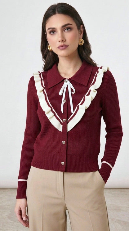 SWEATER CHOMPA ANNIE BORGOÑA