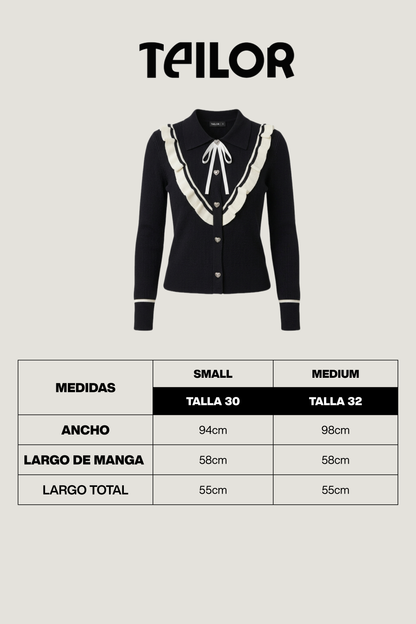 SWEATER CHOMPA ANNIE NEGRO